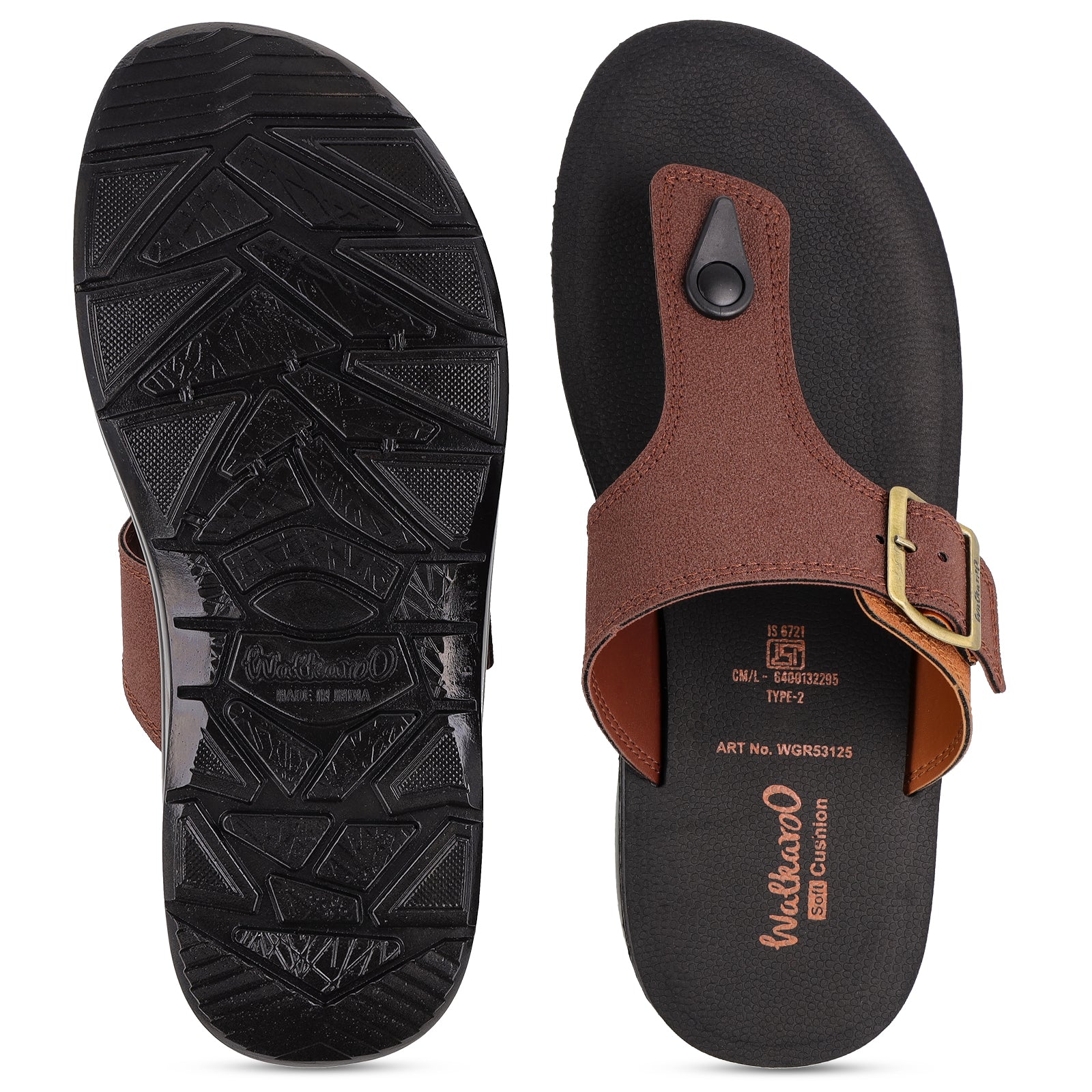 Men's Care Plus Sandal - WGR53125 Brown