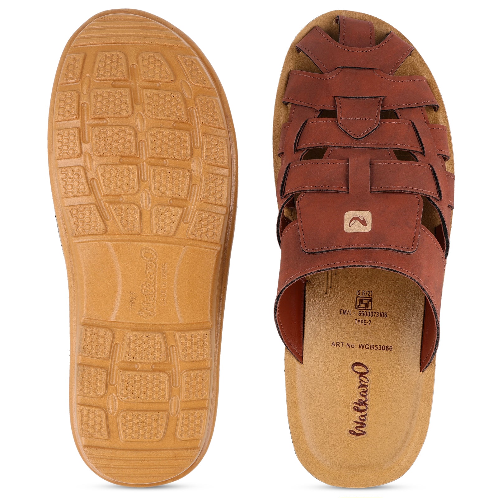 Men's Fisherman Sandals - WGB53066 Barn Red