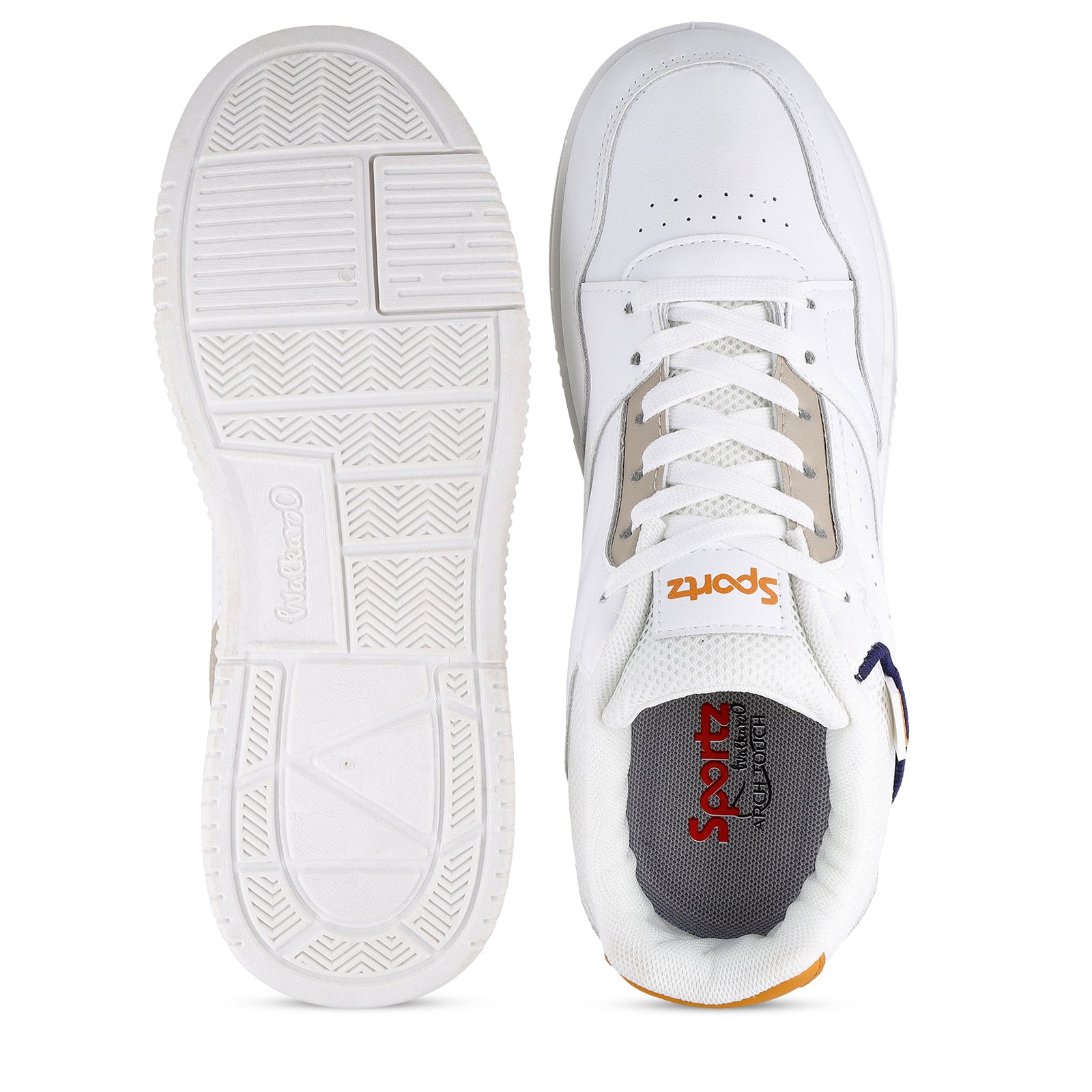 Men's Sports Sneakers - WY3488 White