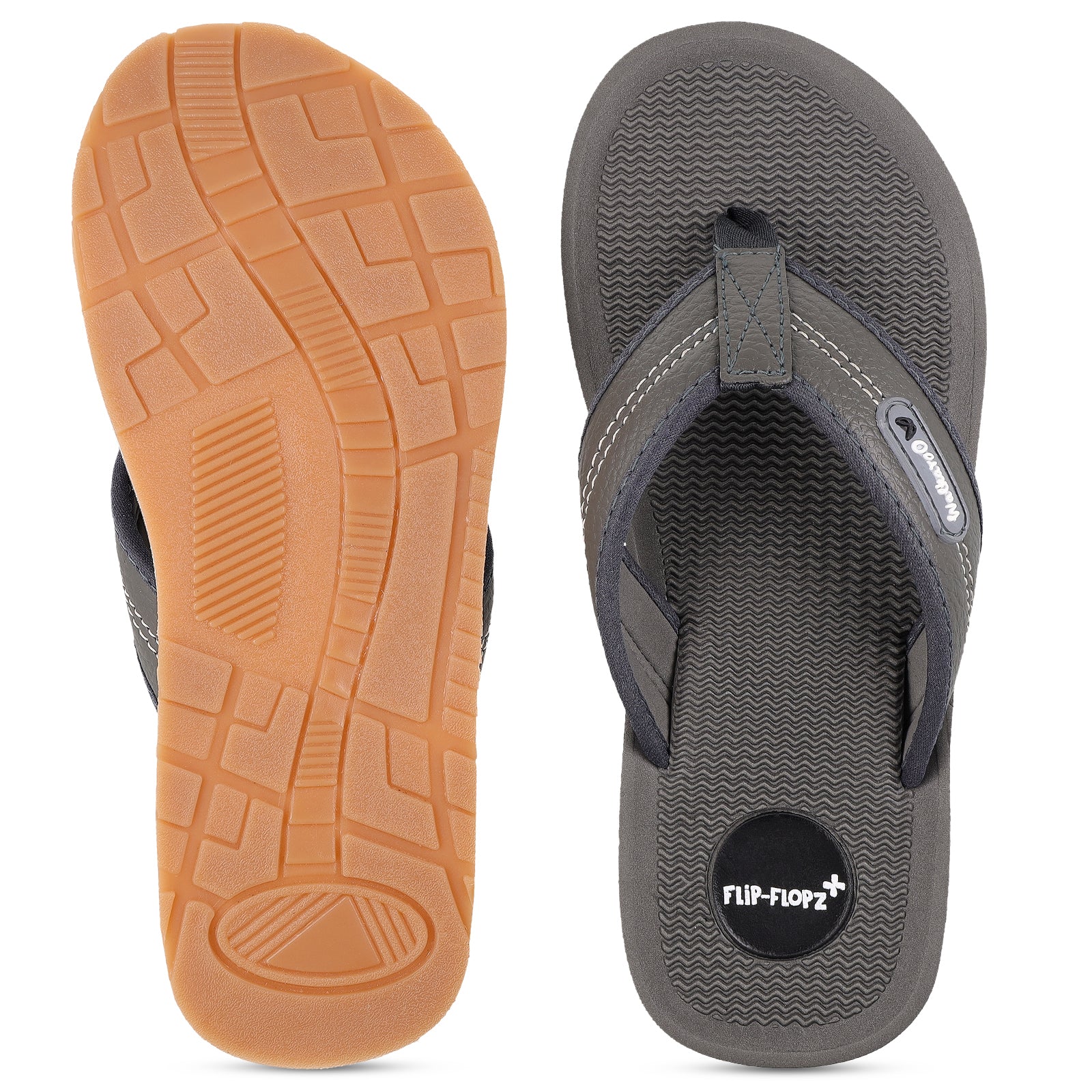 Men's Flip Flop Slippers - WE6610 Grey