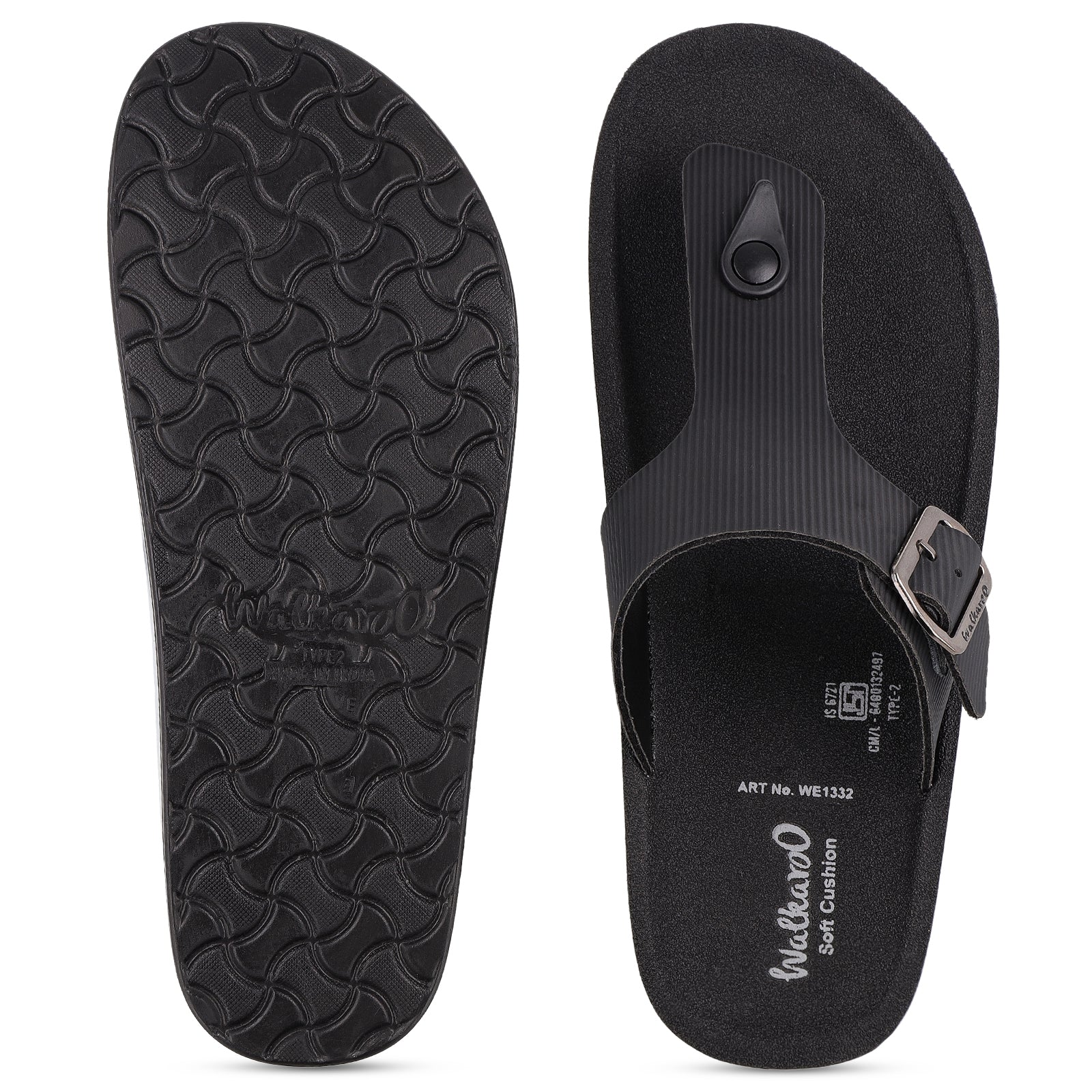Men's Daily Wear Sandals - WE1332 Linx Black