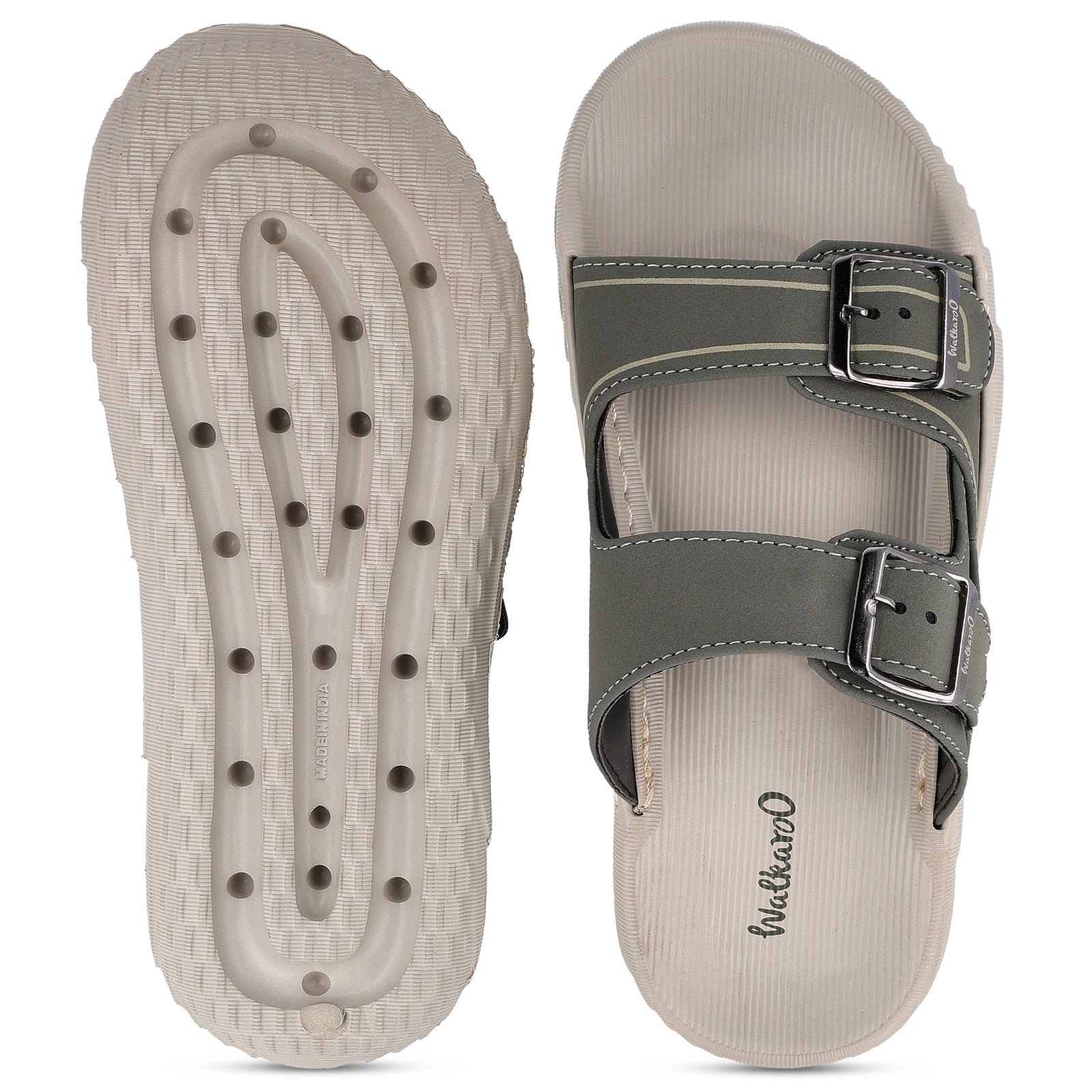 Men's Daily Wear Sandals - WC8764 Greige Olive