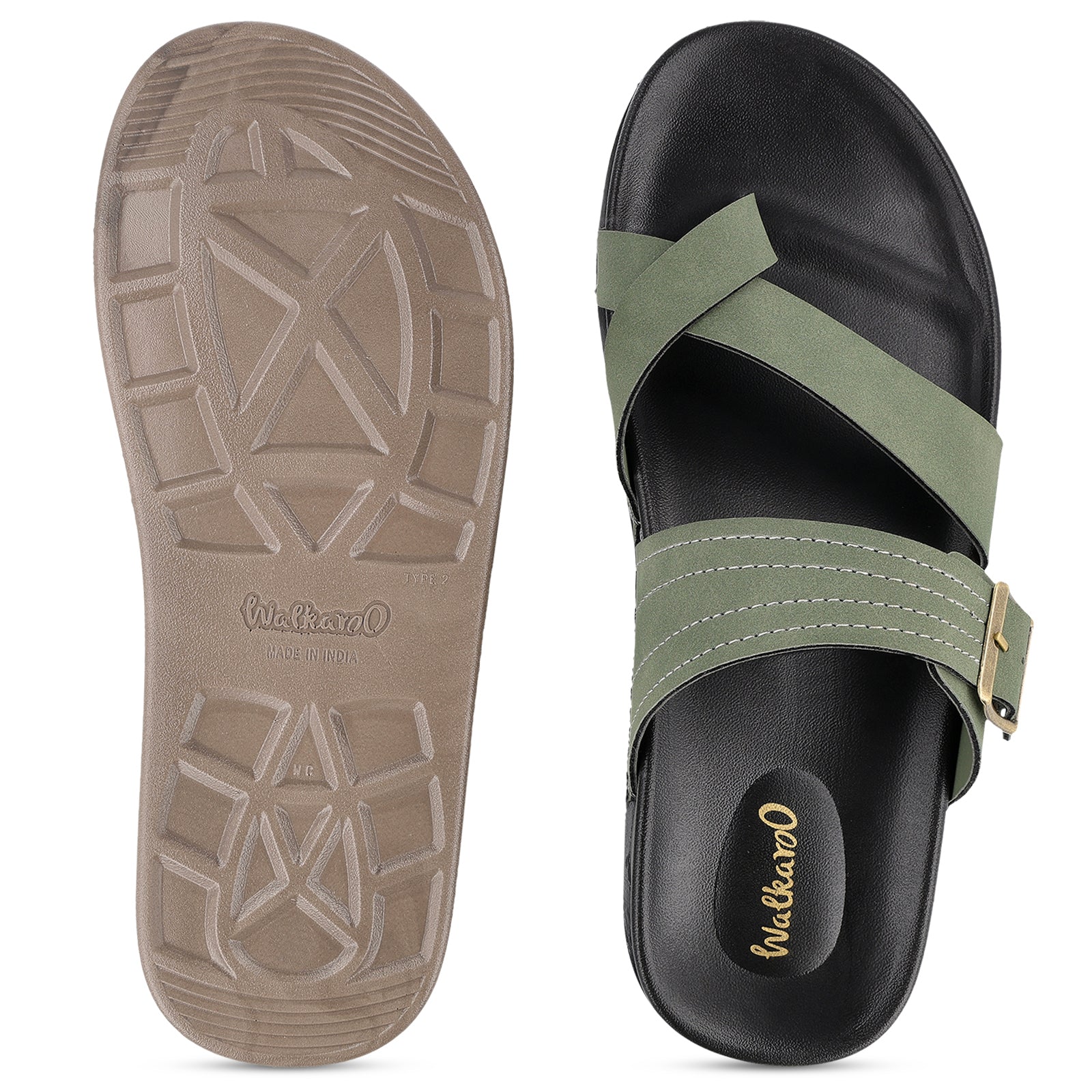 Men's Daily Wear Comfort Sandals - WE1353 Olive