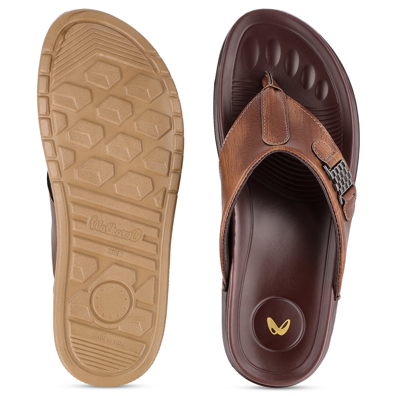 Men's Bounceez Water Resistant Sandals - WGP50019 Reddish Brown