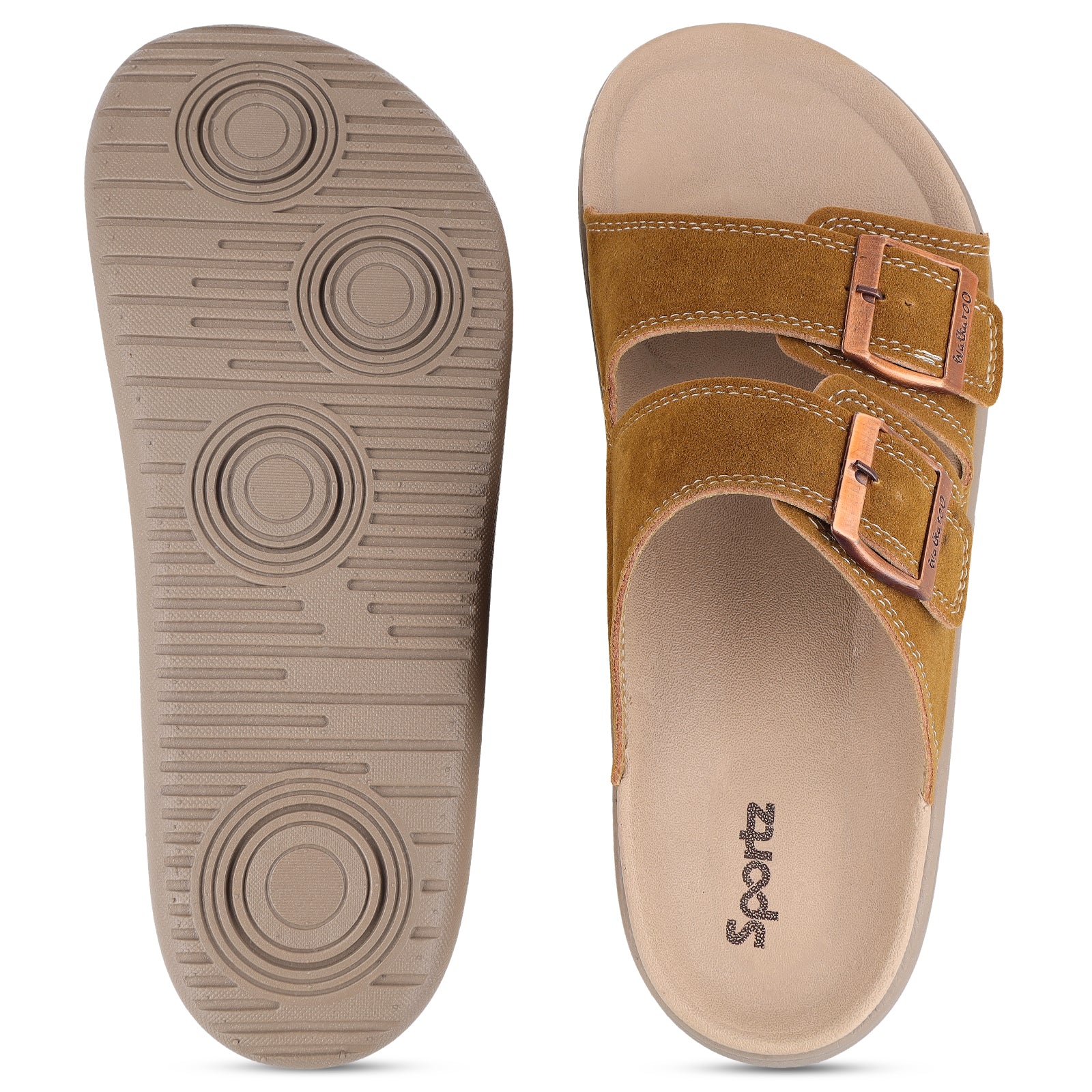 Men's Daily Wear Comfort Sandals - SGE28007 Beige