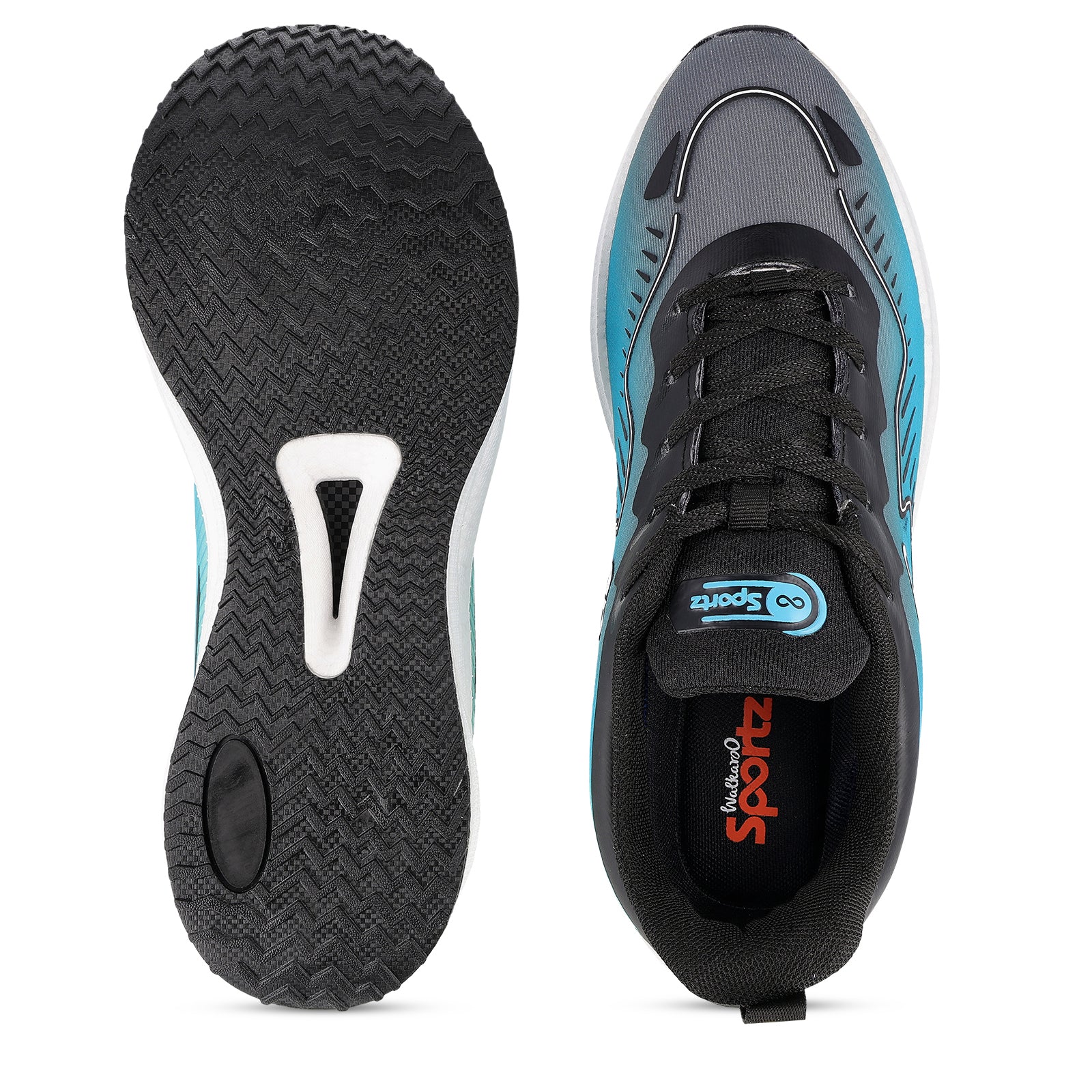 Men's Active Beads Sports Shoe - WS9163 Blue Green