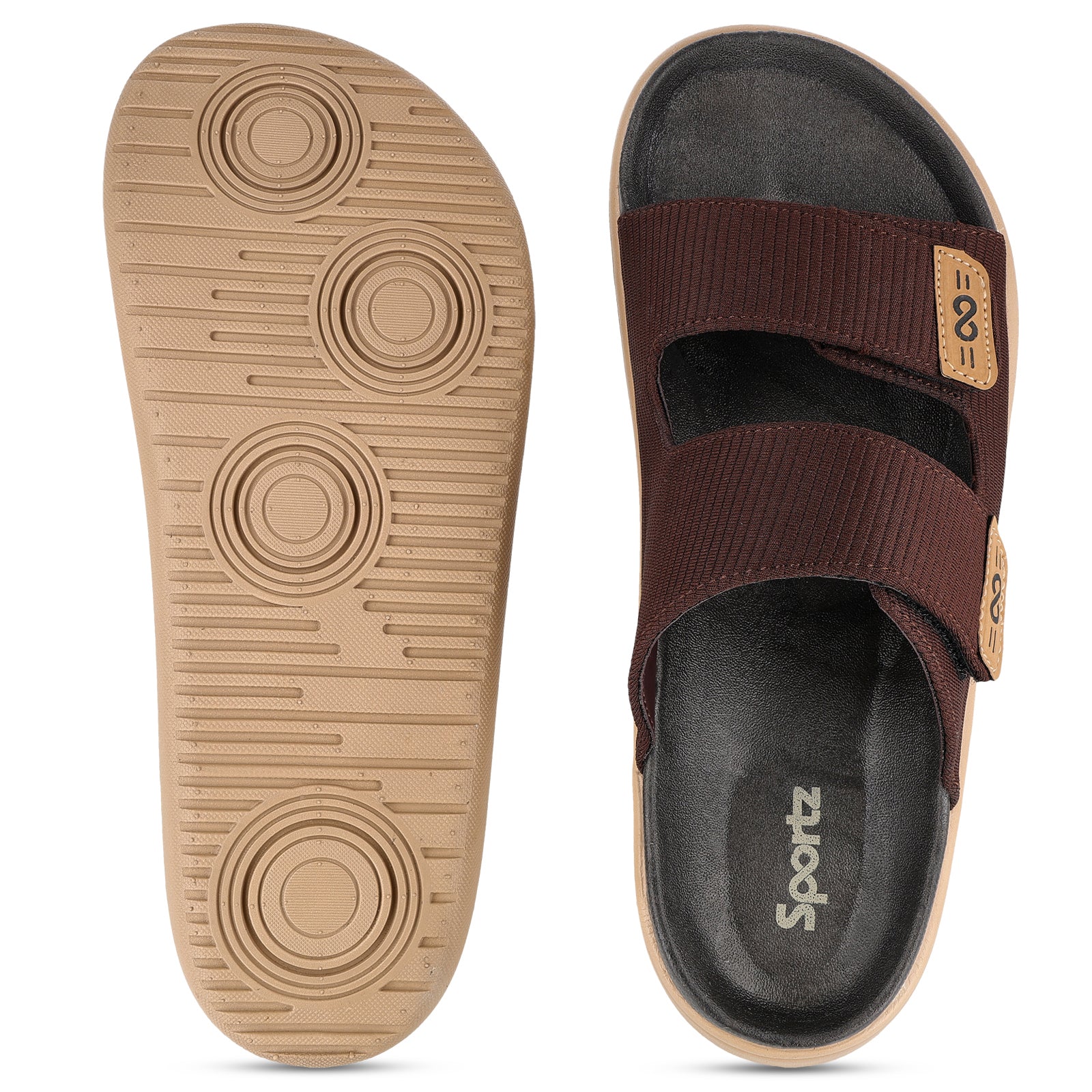 Men's Daily Wear Comfort Sandals - SGE28006 Brown