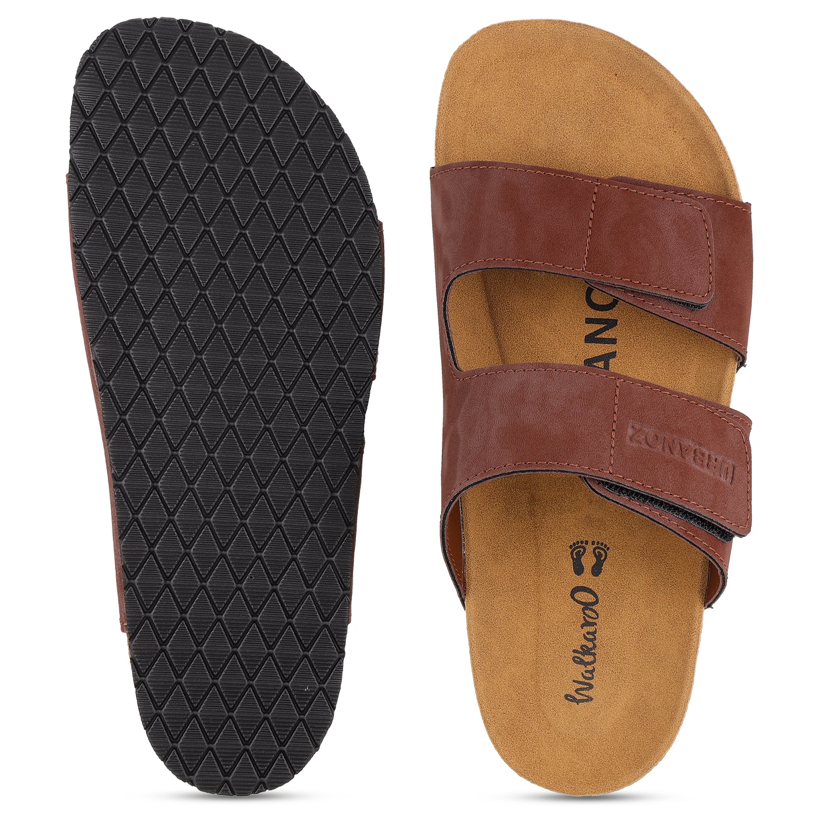 Men's Comfort Sandals - WGE53068 Brown