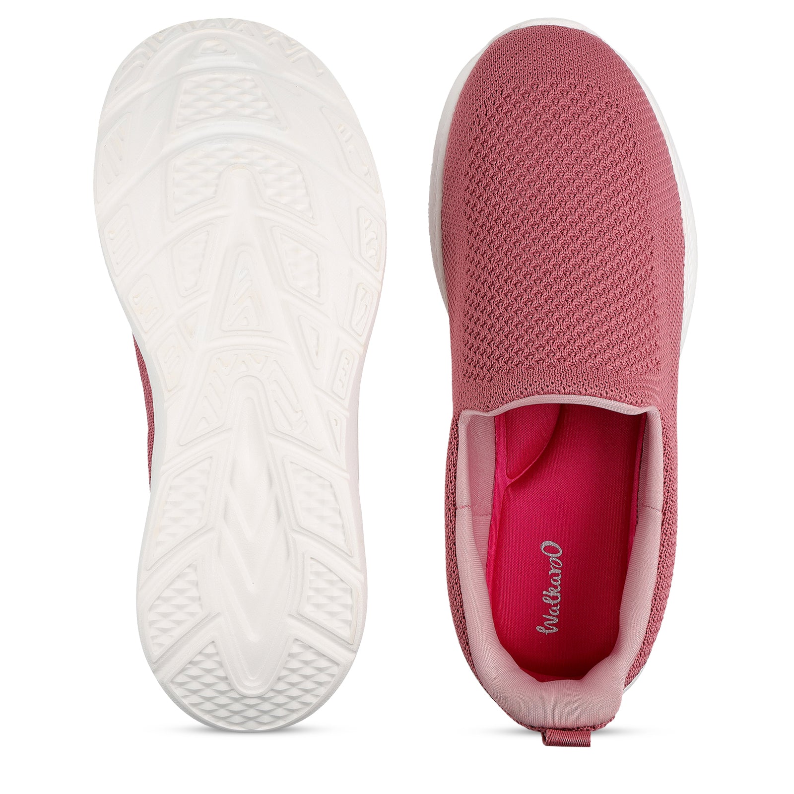 Women's Slip-on Sports Shoe - WS3267 Peach