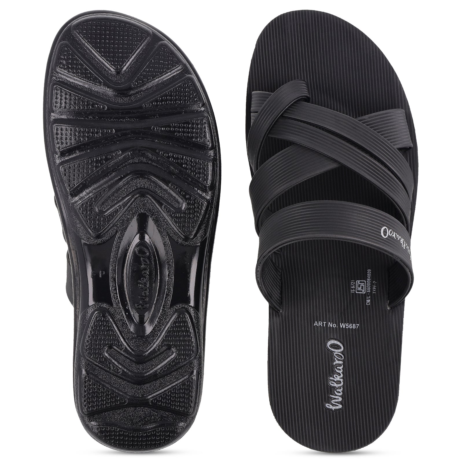 Men's Daily Wear Sandals - W5687 Linx Black
