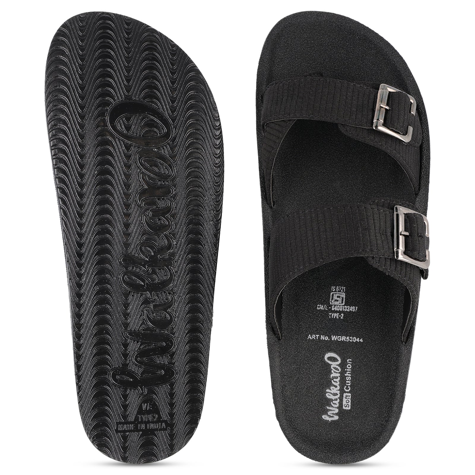 Men's Daily Wear Sandals - WGR53044 Black