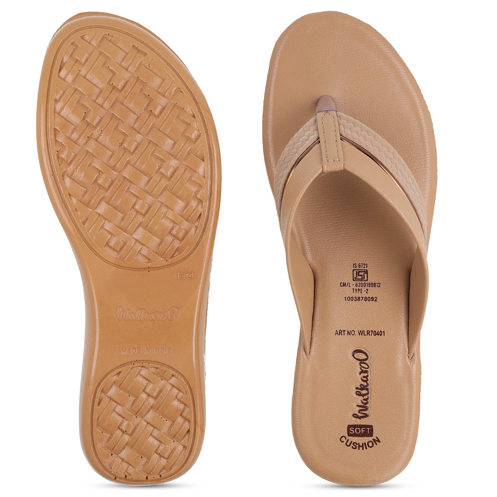 Women's Daily wear Sandal - WLR70401 Cream