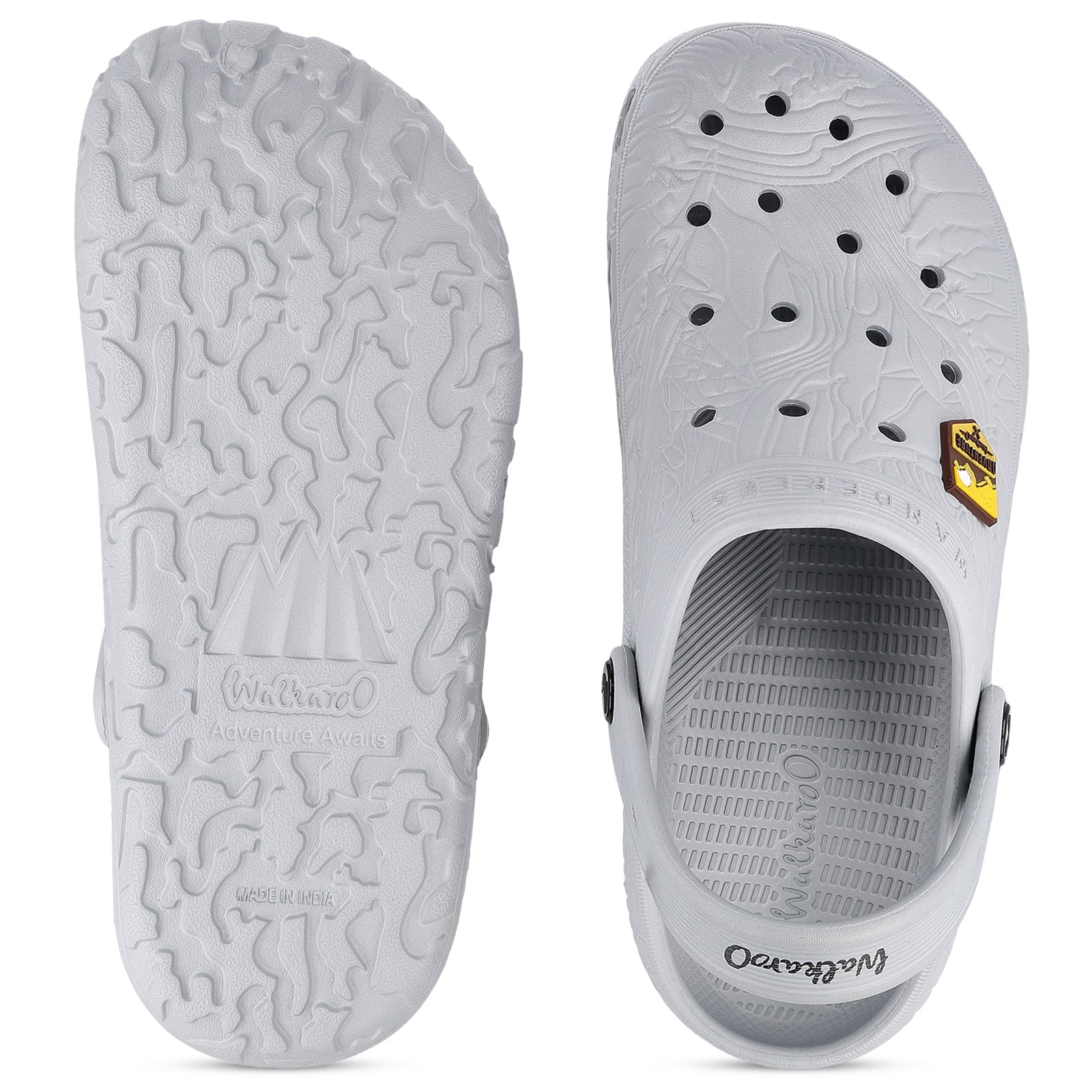 Men's Clogs - WC8801 Light Grey