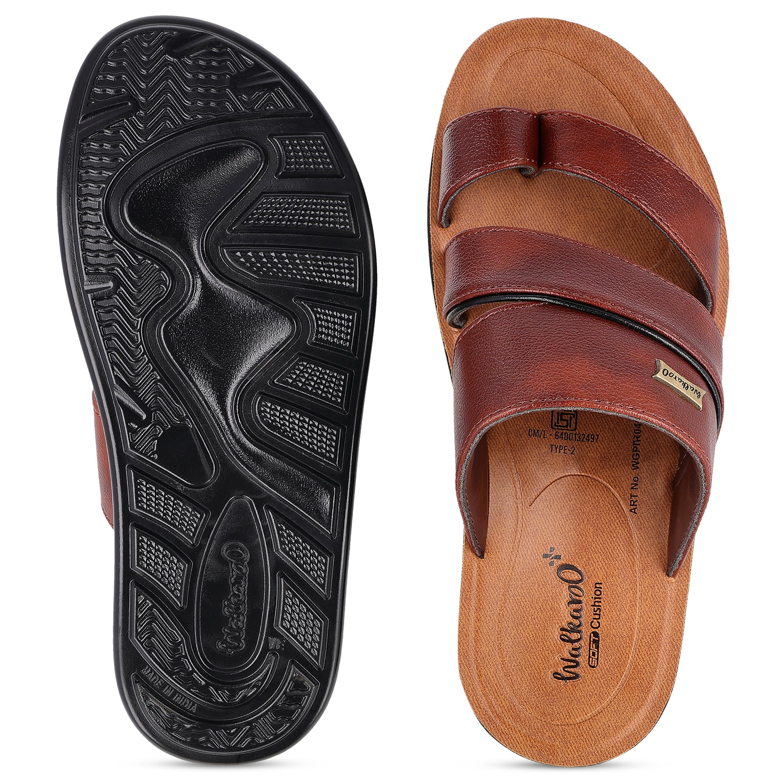 Men's Daily Wear Sandals - WGP53040 Tan