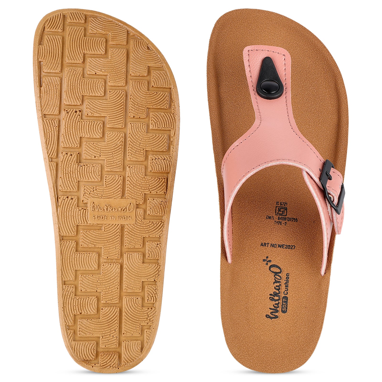 Women's Daily Wear Sandals - WE2027 Peach
