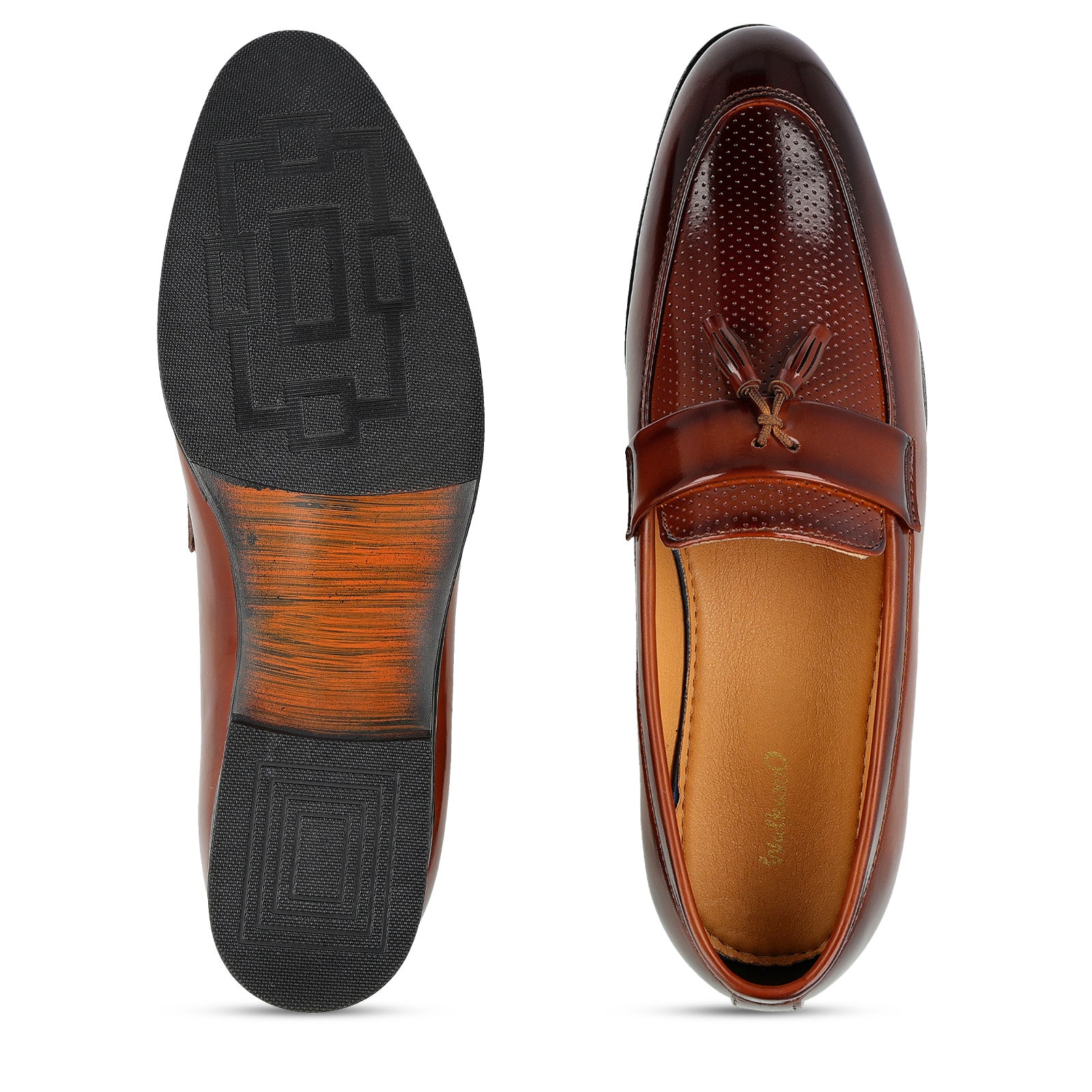 Men's Loafer Formal Shoes - WC97081 Tan