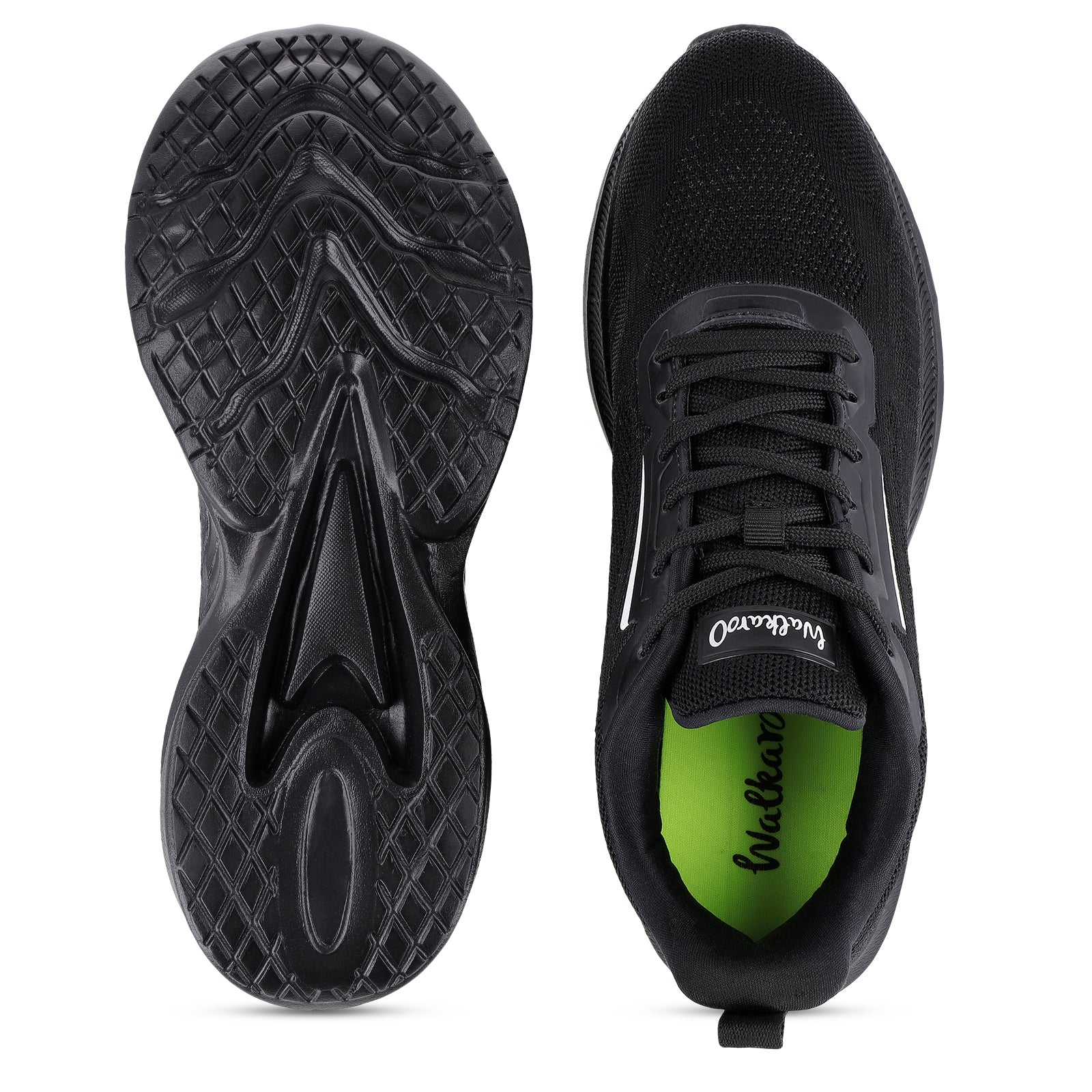 Men's Lace-up Walking Shoe - WS9557 Black Black