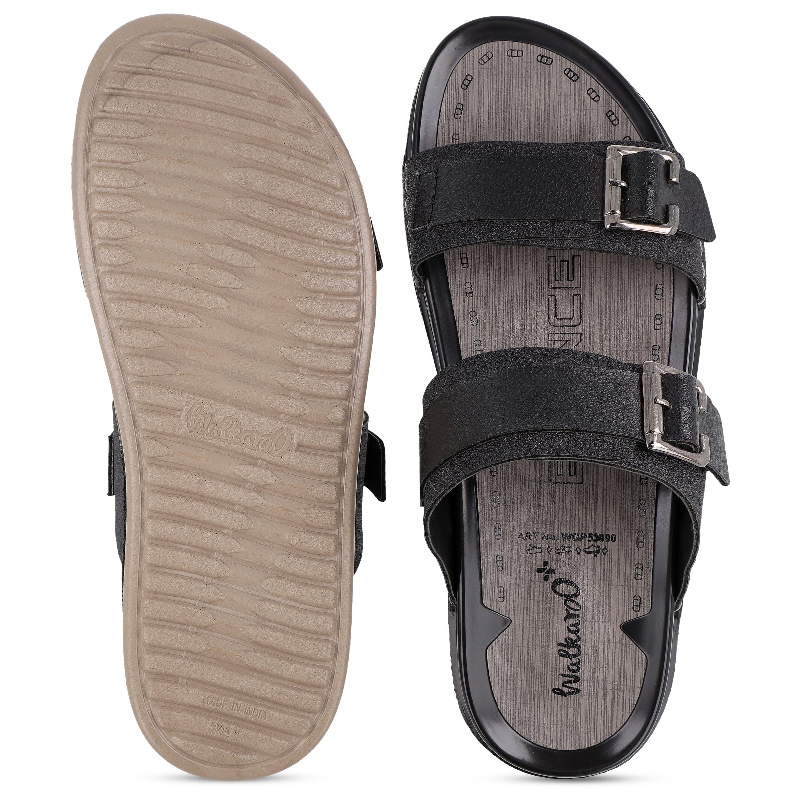Men's Daily Wear Comfort Sandals - WGP53090 Black