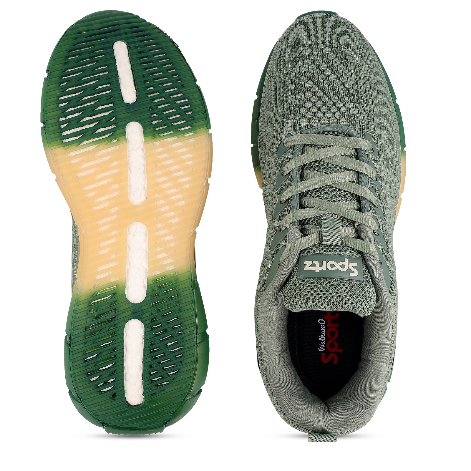 Men's Lace-up Walking Shoe - WS9101 Olive