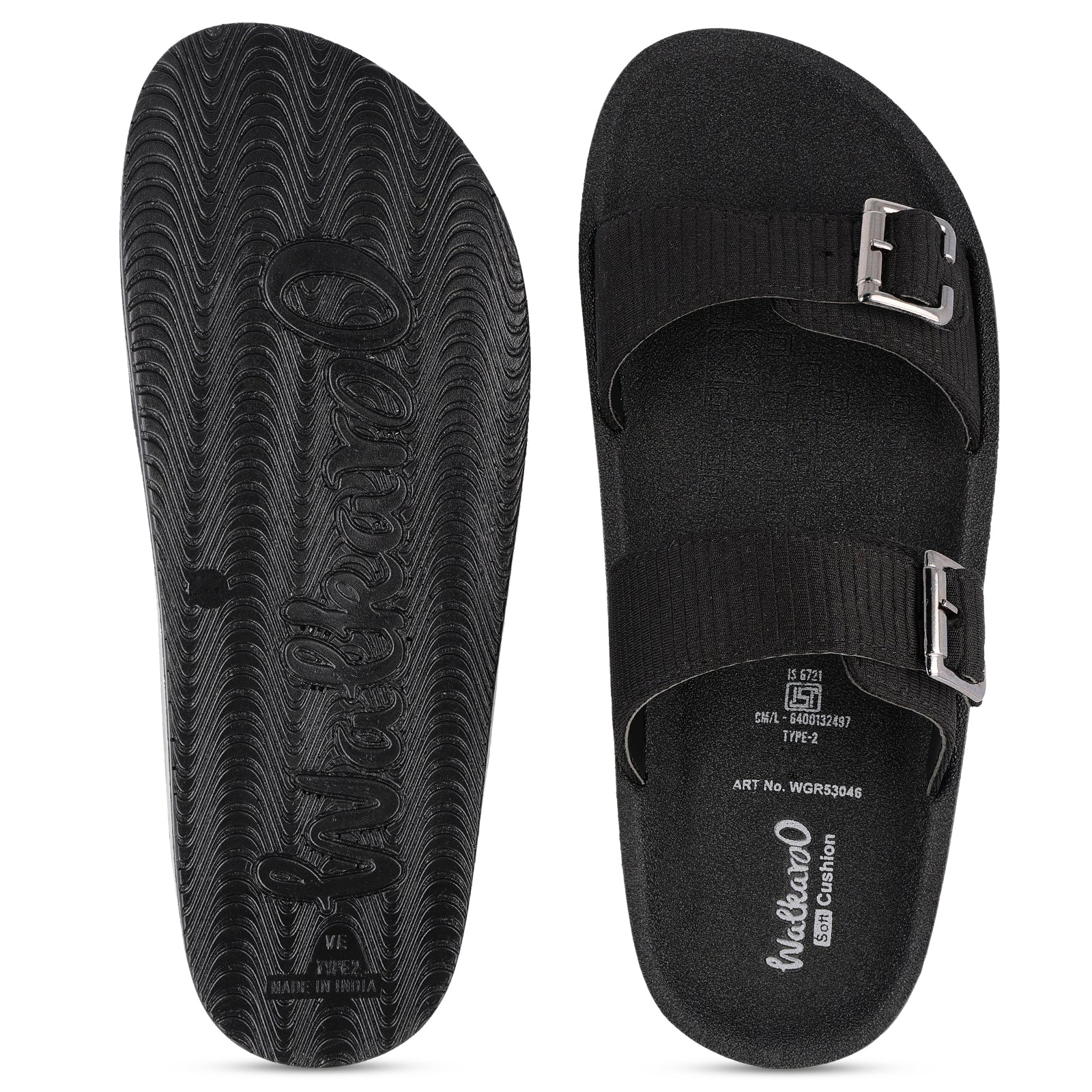 Men's Daily Wear Sandals - WGR53046 Black
