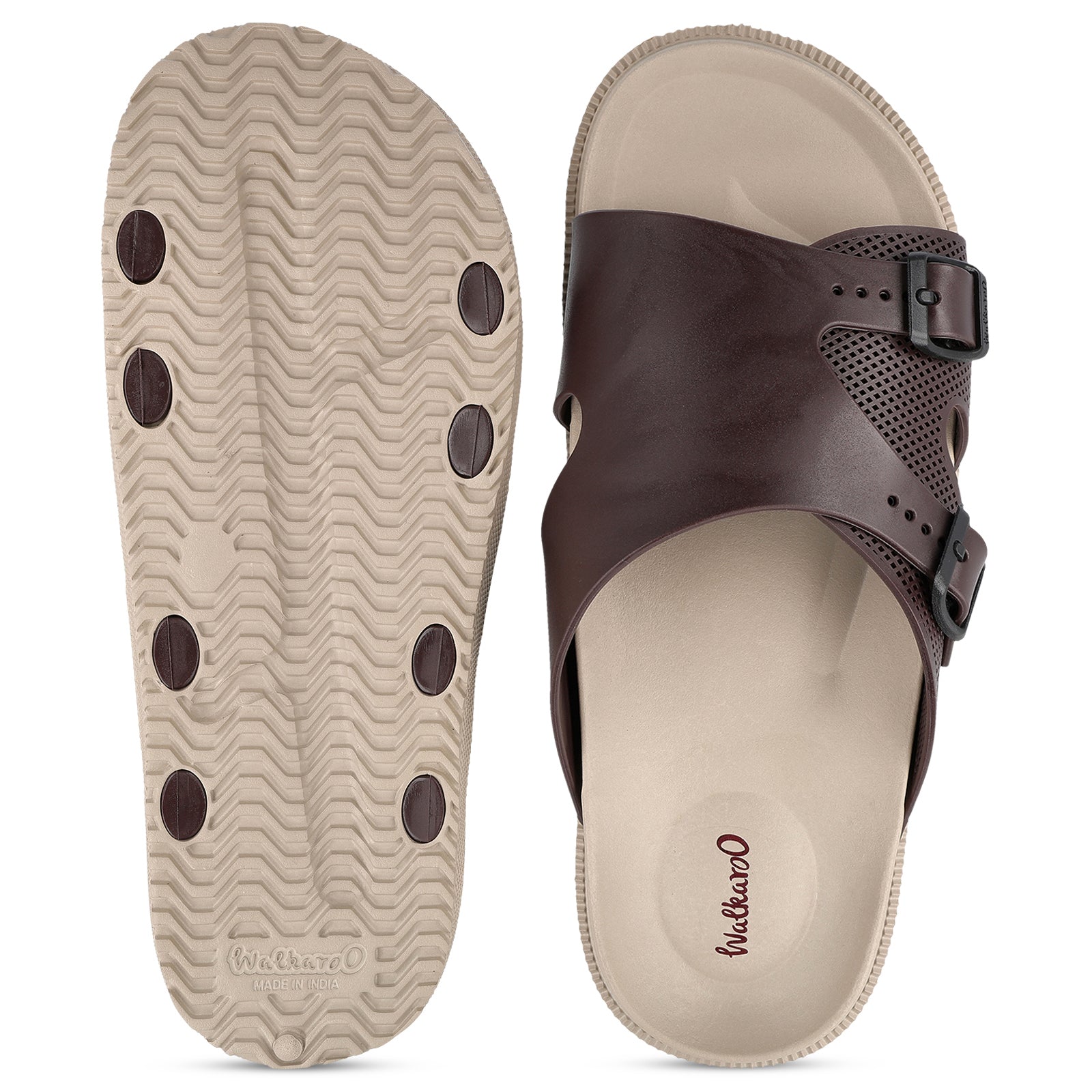 Men's Flip Flop Sandal - WC8714 Greige Brown