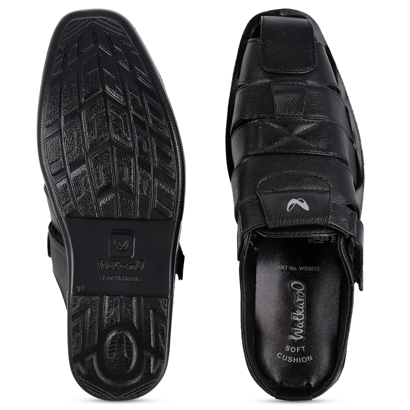 Men's Roman Sandals - WG5675 Black