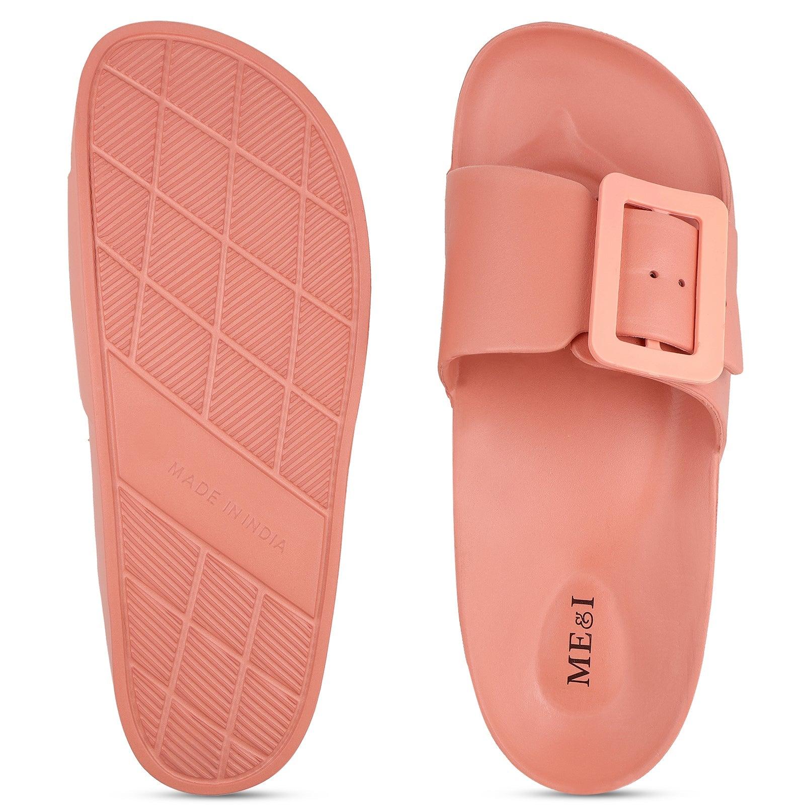 ME & I Womens Flip Flop - MI97094 Peach