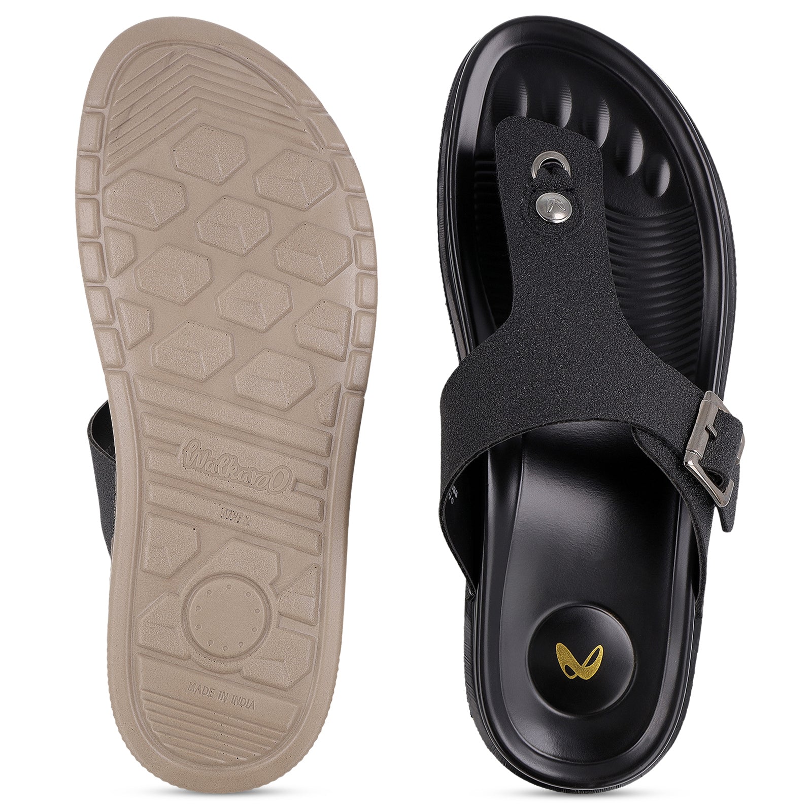 Men's Bounceez Water Resistant Sandals - WGP53088 Black