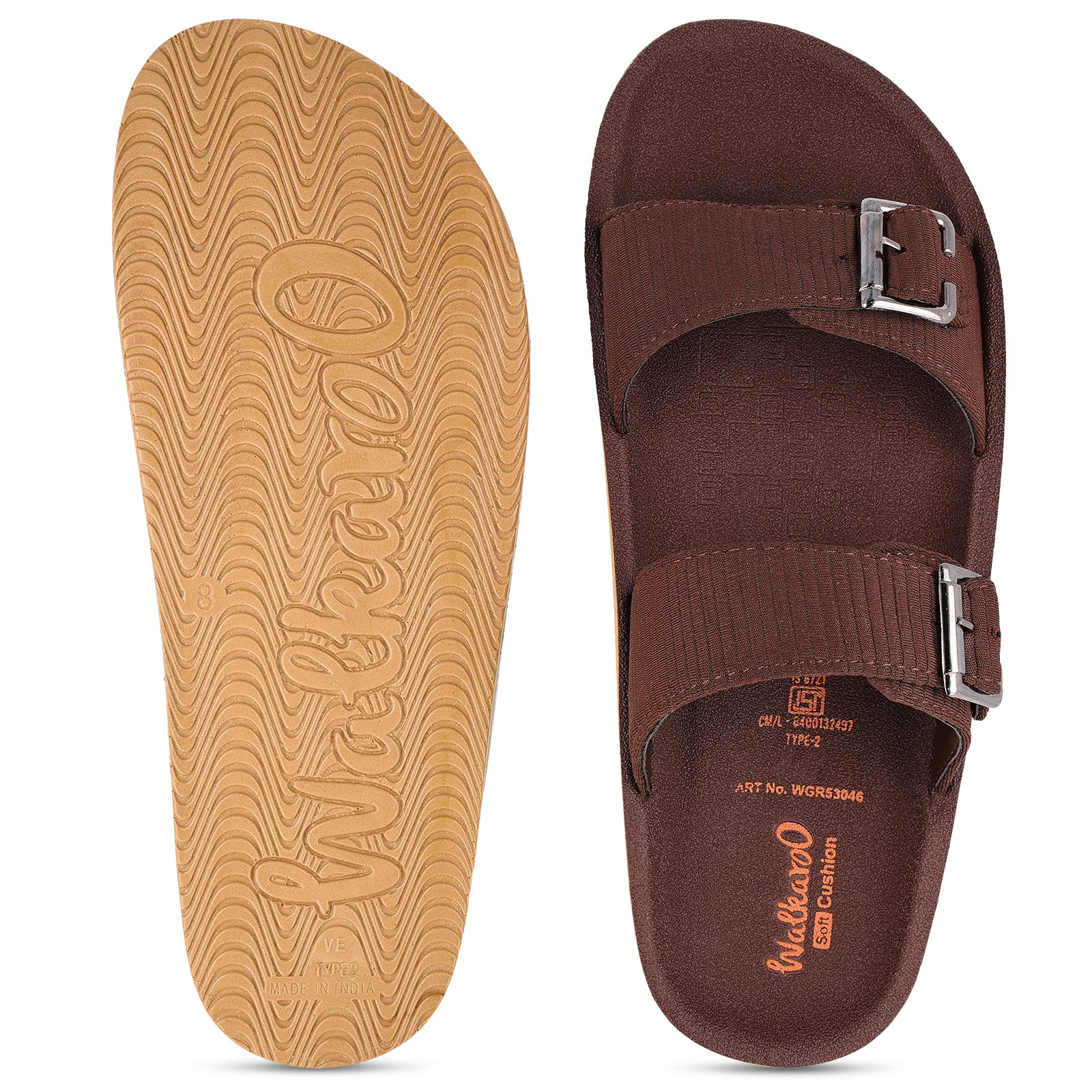 Men's Daily Wear Sandals - WGR53046 Brown