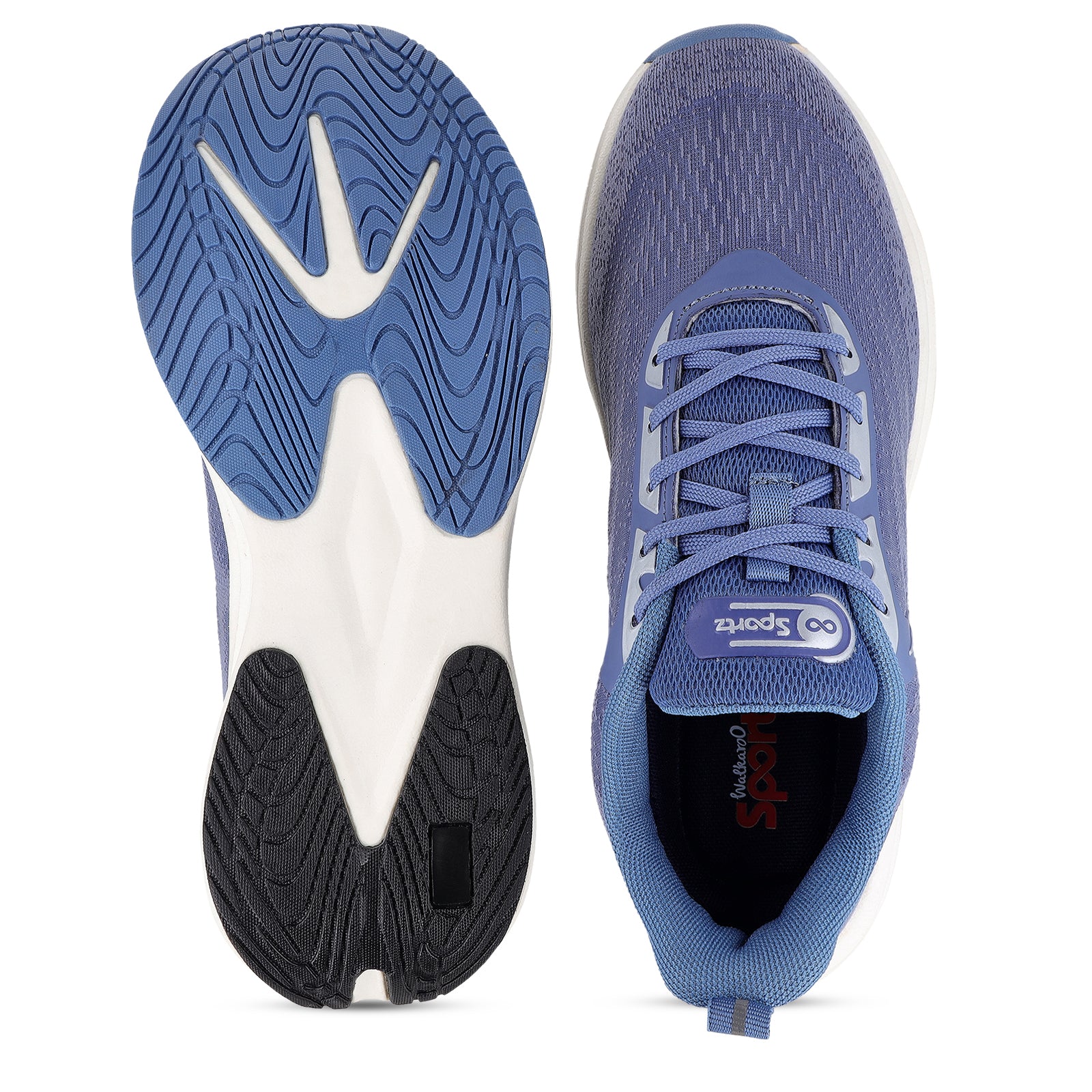 Men's Lace-up Sports Shoes - WS9146 Steel Blue