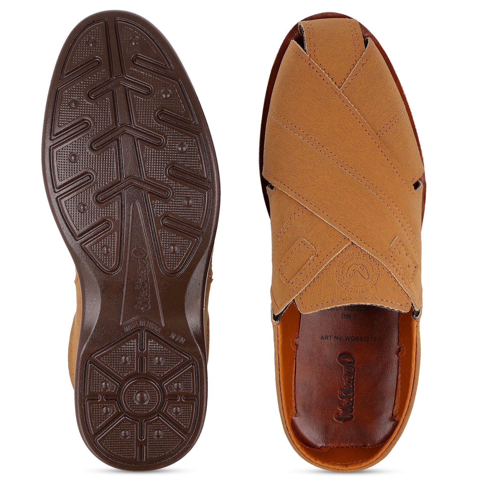 Men's Fisherman Sandals  - WGR53215 Tan