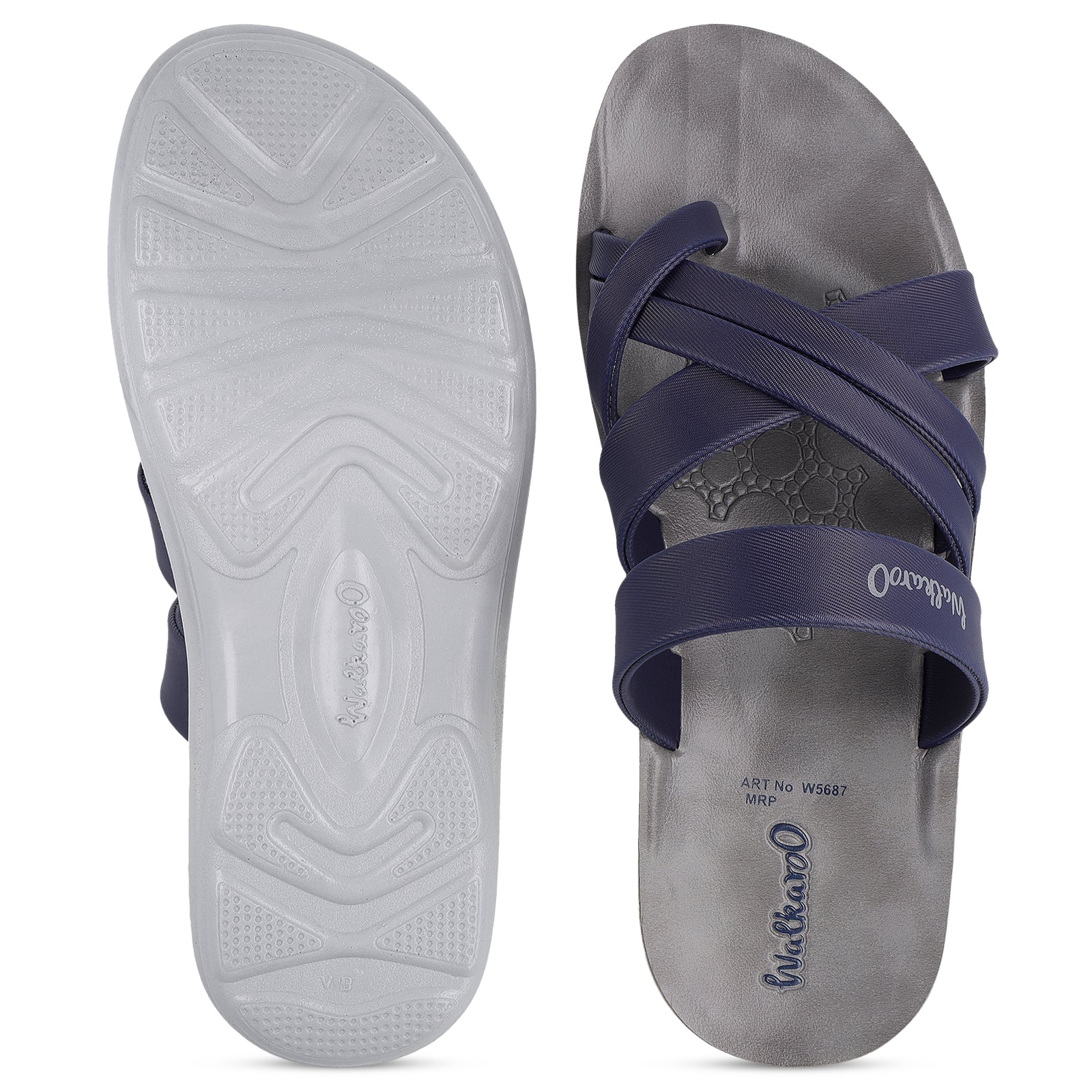 Men's Daily Wear Sandals - W5687 Grey Blue