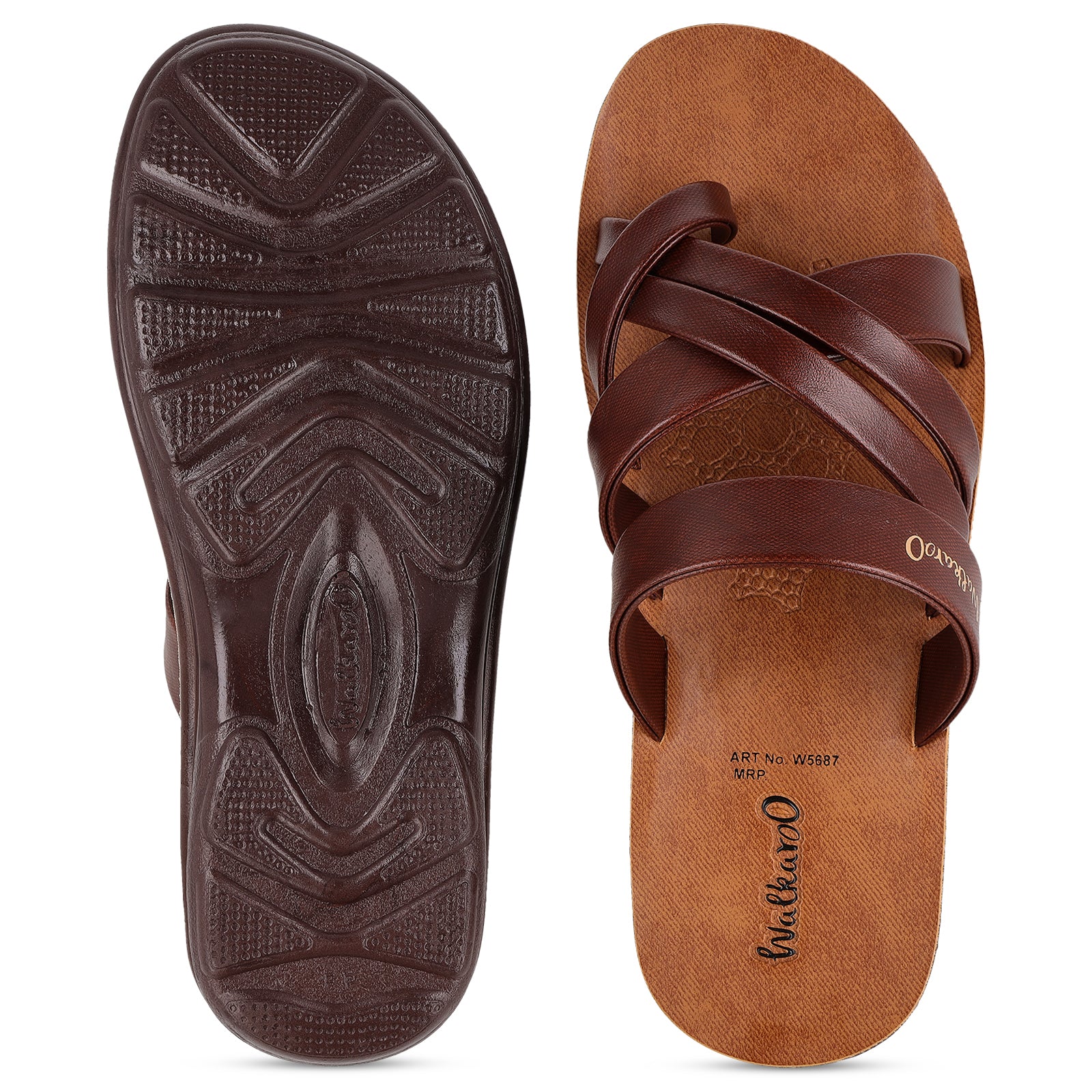 Men's Daily Wear Sandals  - W5687 Tuscan Brown