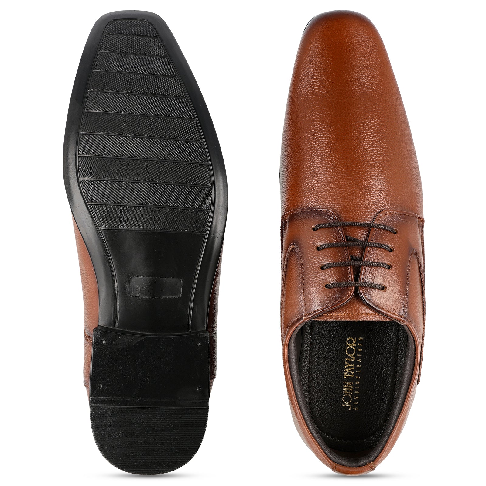 JOHN TAYLOR Men's Leather Formal Shoe - JT97509 Tan