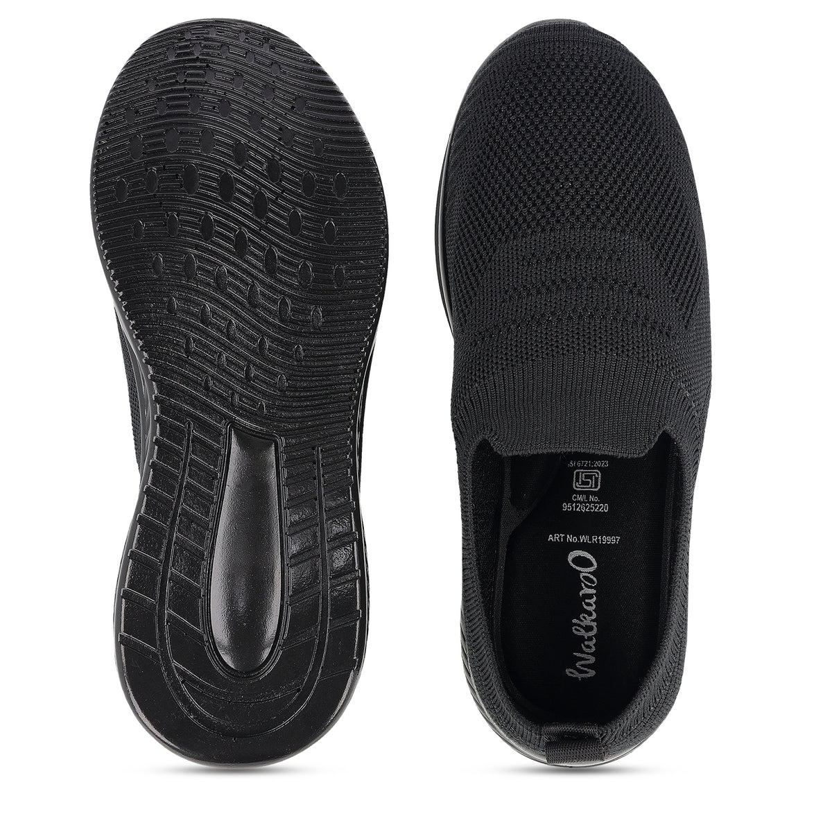 Women's Slip-on Casual Shoes - WLR19997 Black