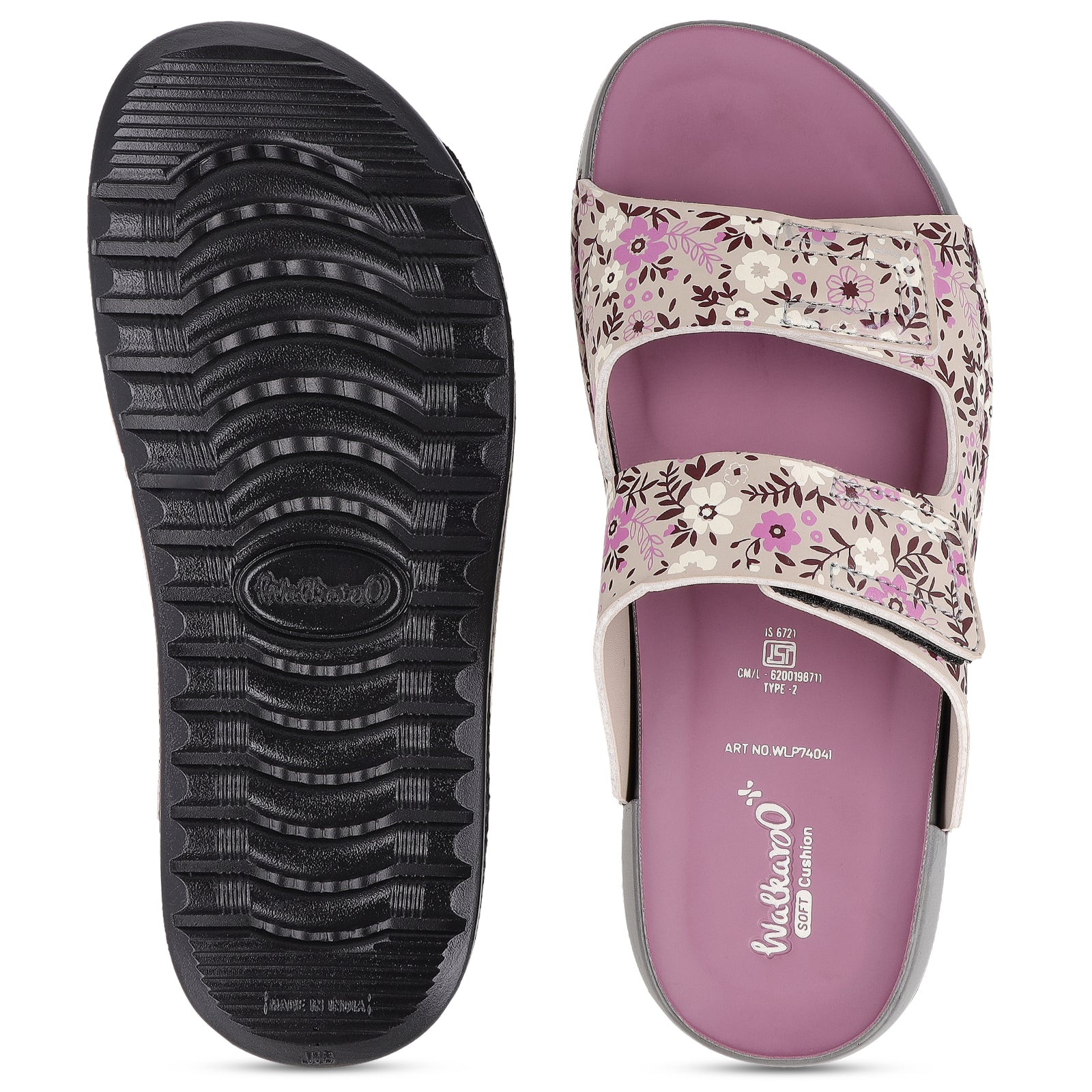 Women's Daily Wear Comfort Sandals - WLP74041 Mauve