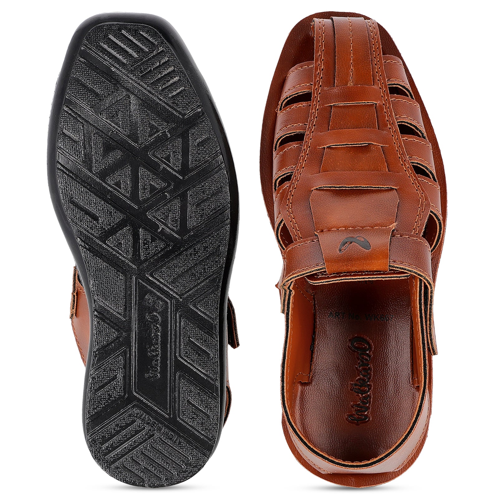 Kid's Roman Sandals - WK667 Tan