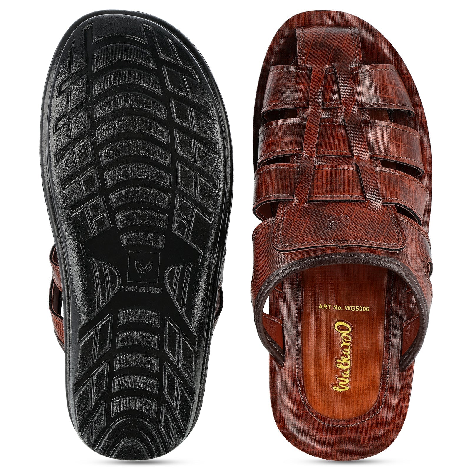 Men's Fisherman Sandals - WG5306 Brown