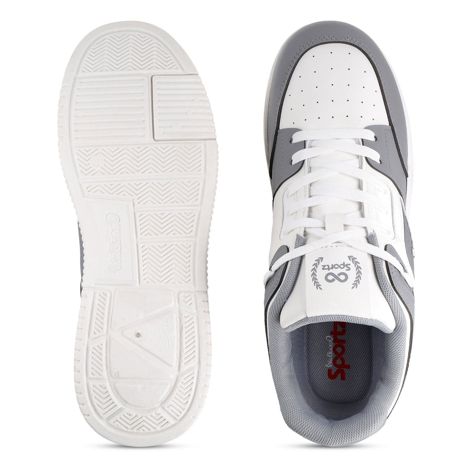 Men's Sports Sneakers - SGE24001 White Grey