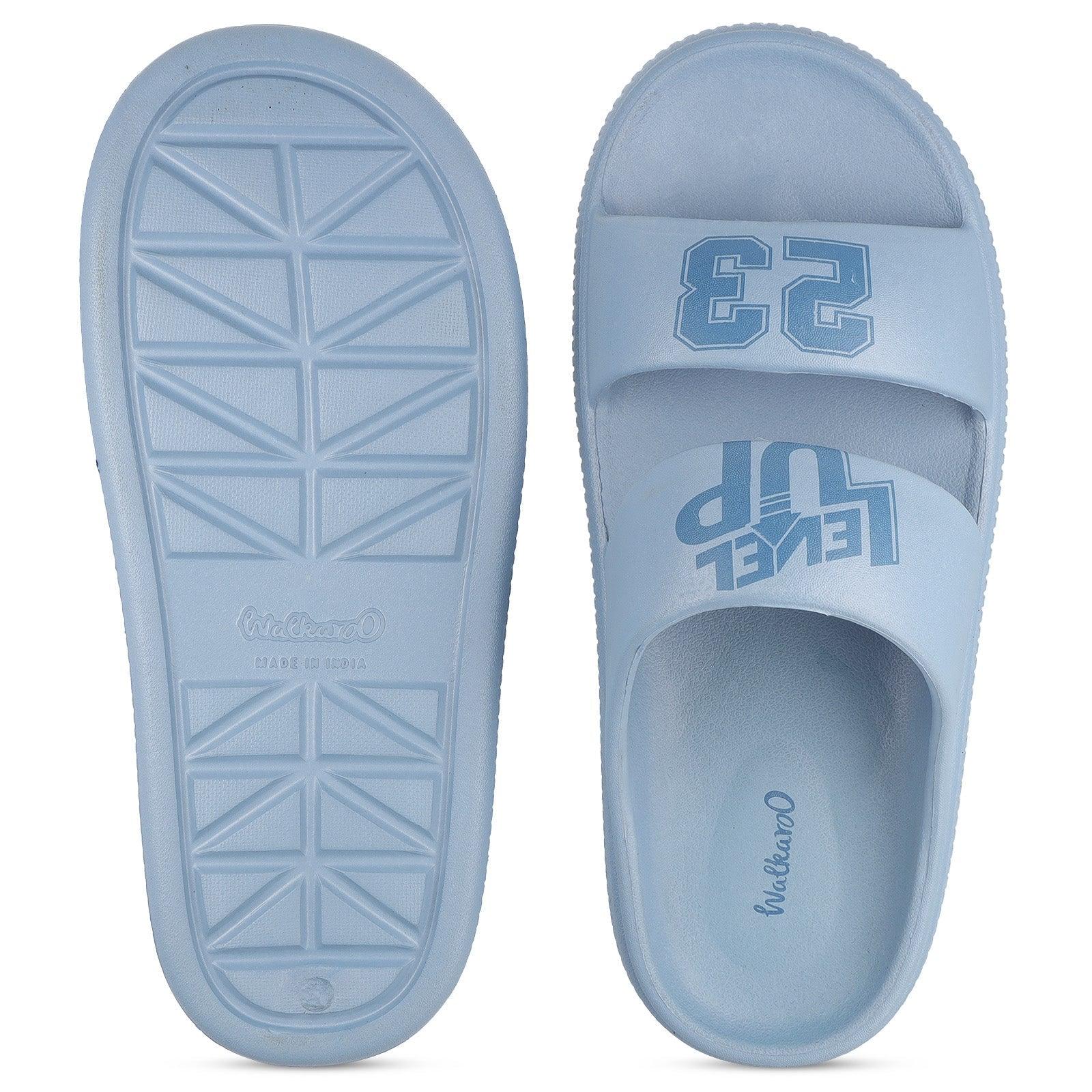 Walkaroo Men Casual Flip-Flop - WC8711 Aqua Blue
