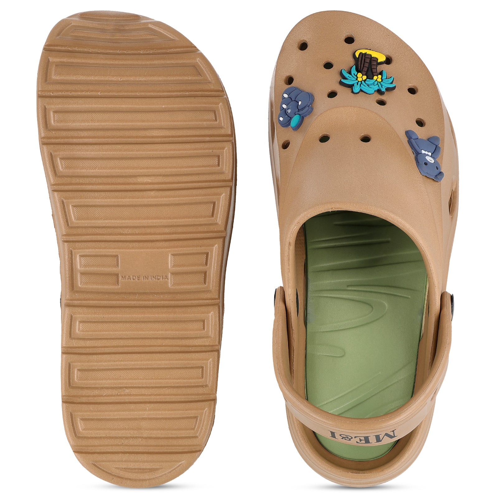 Women's Clogs - MI604 Beige Pista