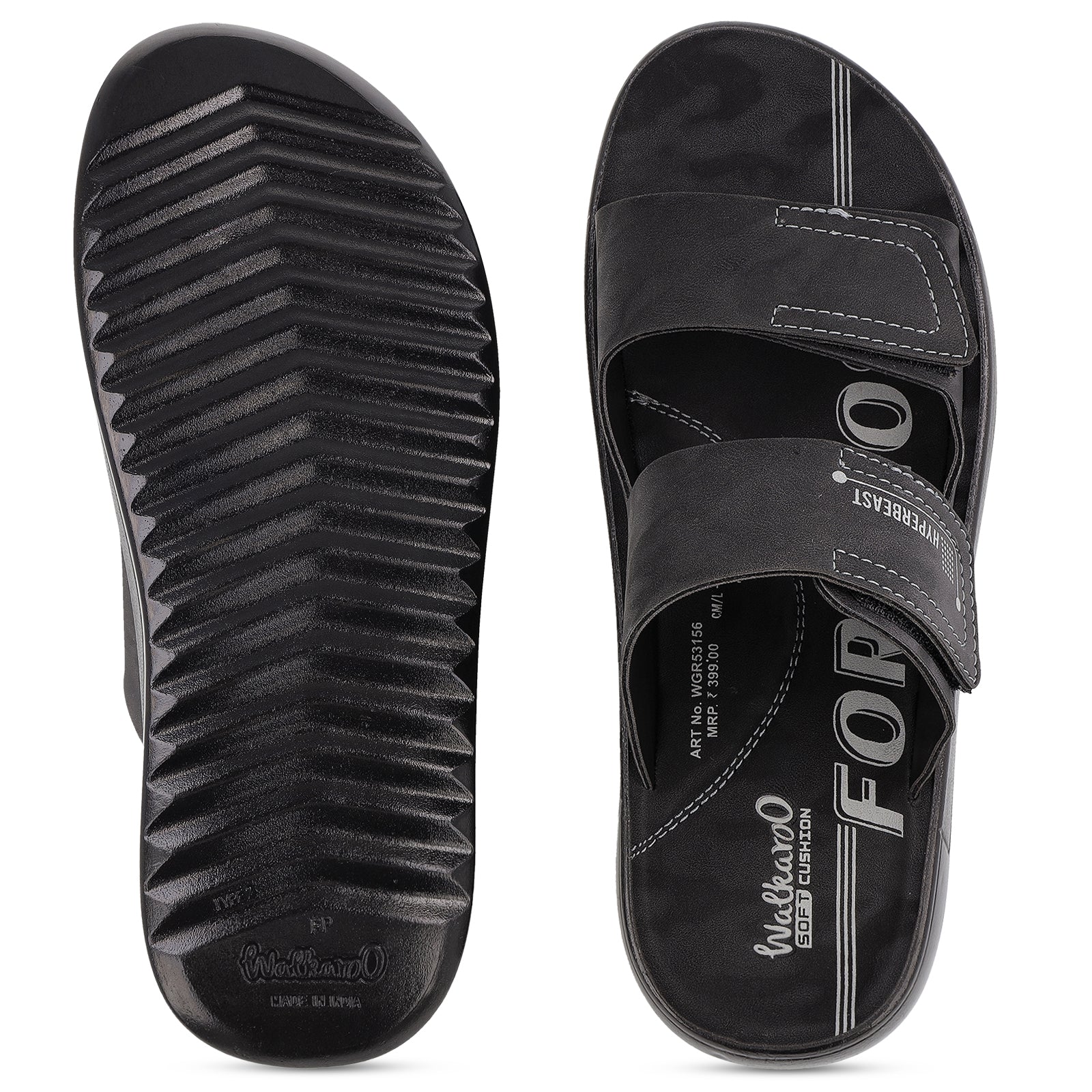 Men's Daily Wear Sandals - WGR53156 Black