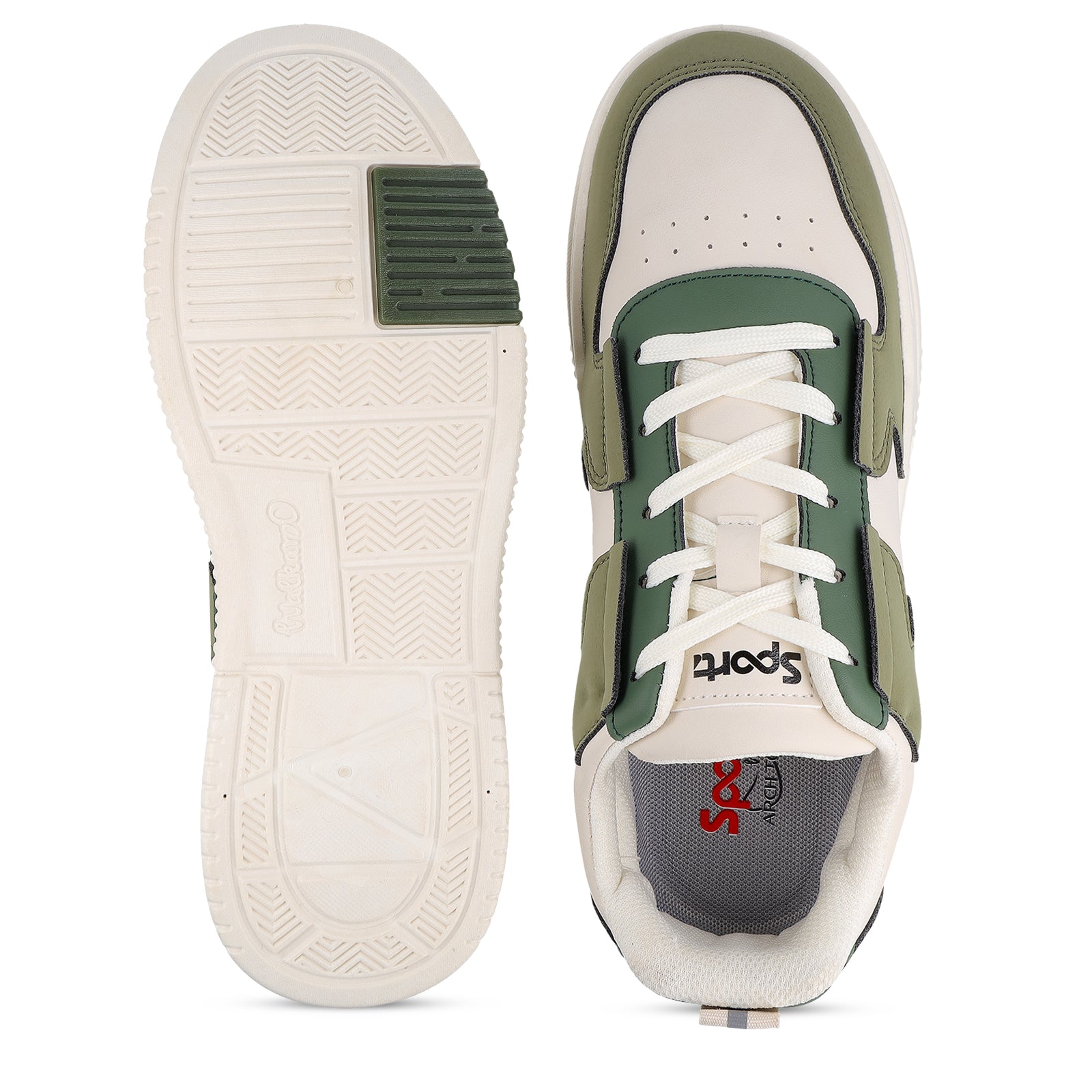 Men's Casual Sneakers - WY3469 White Mild Green