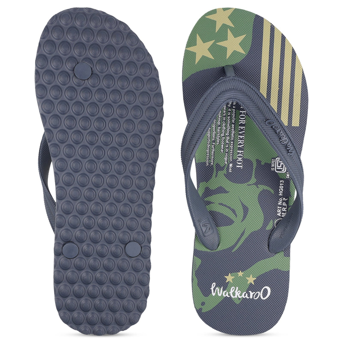 Men's Hawai Slippers - HG013 Grey