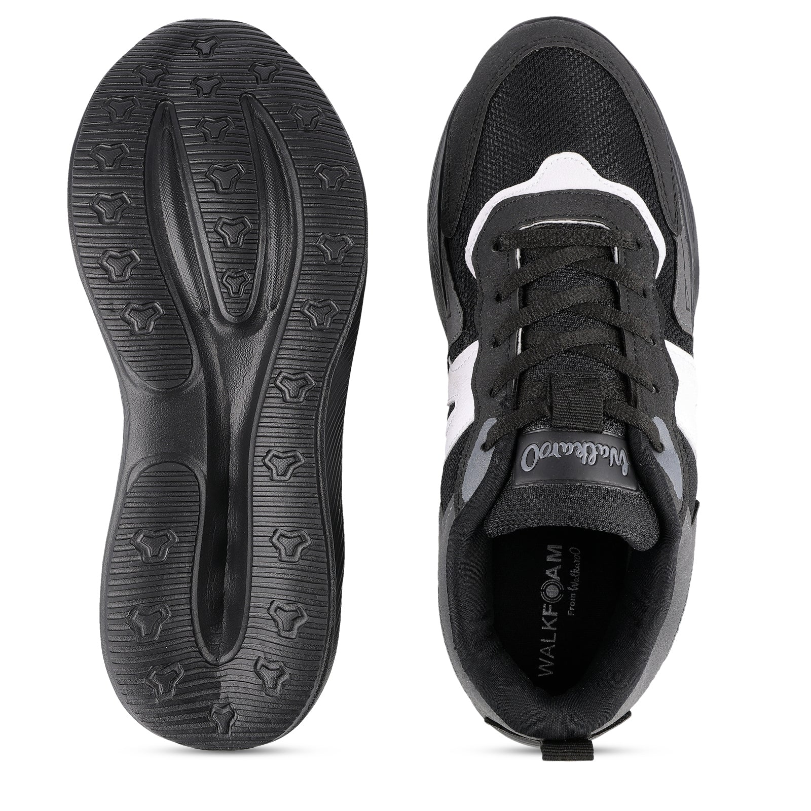 Men's Lace-up Sports Shoes - WS3122 Black Grey