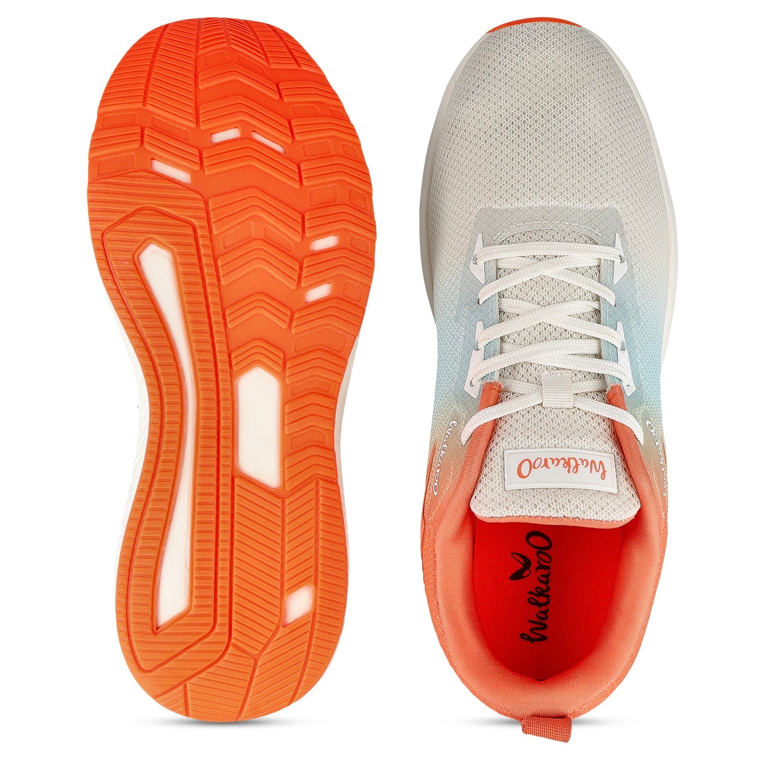 Men's Lace-up Sports Shoes - WS9111 Orange Seablue