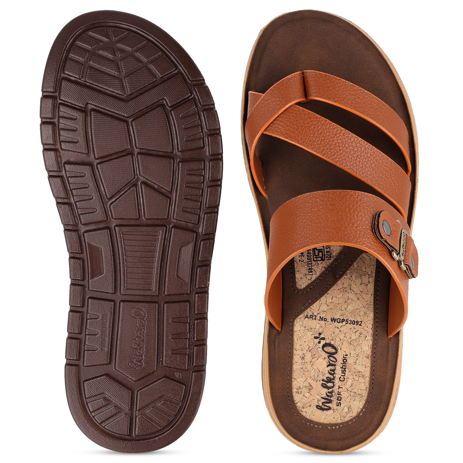 Men's Daily Wear Comfort Sandals - WGP53092 Tan