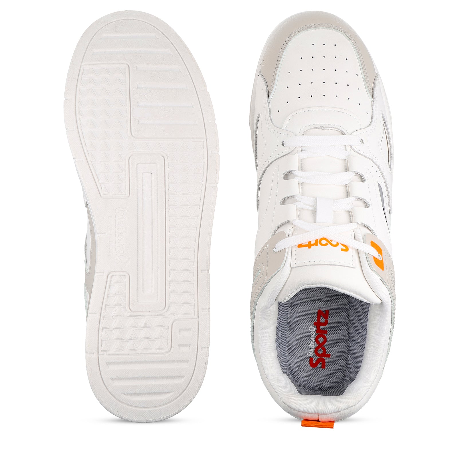 Men's Sports Sneakers - WY3497 White Grey