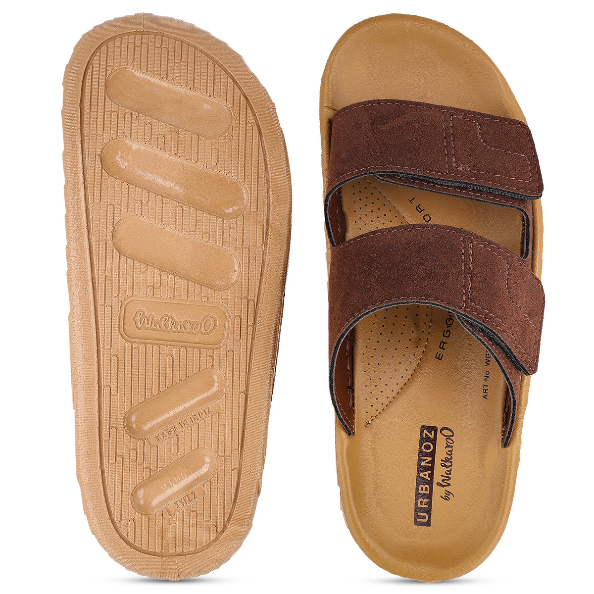 Men's Daily Wear Sandals - WGP53410 Brown