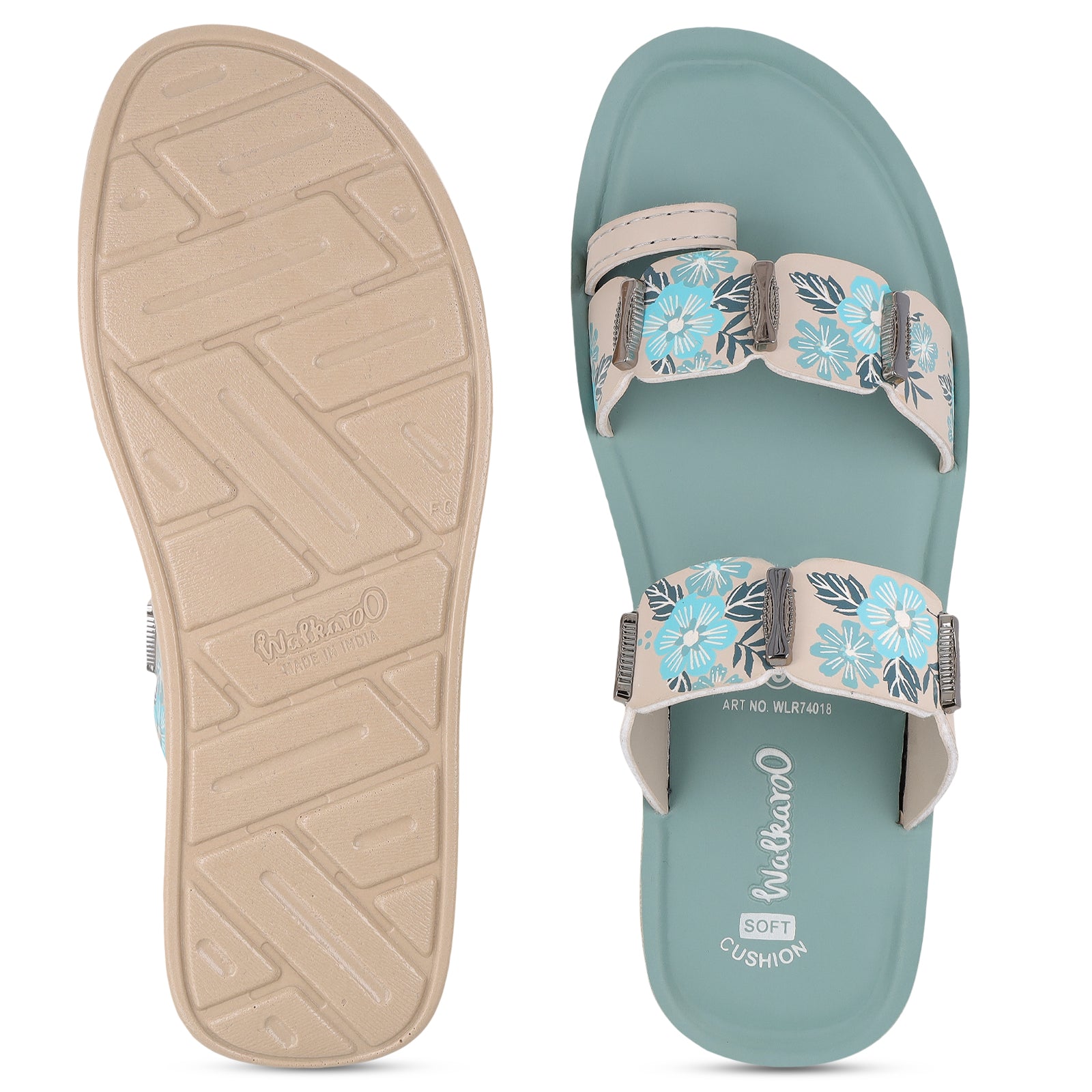 Women's Daily Wear Sandals - WLR74018 Turquoise Blue